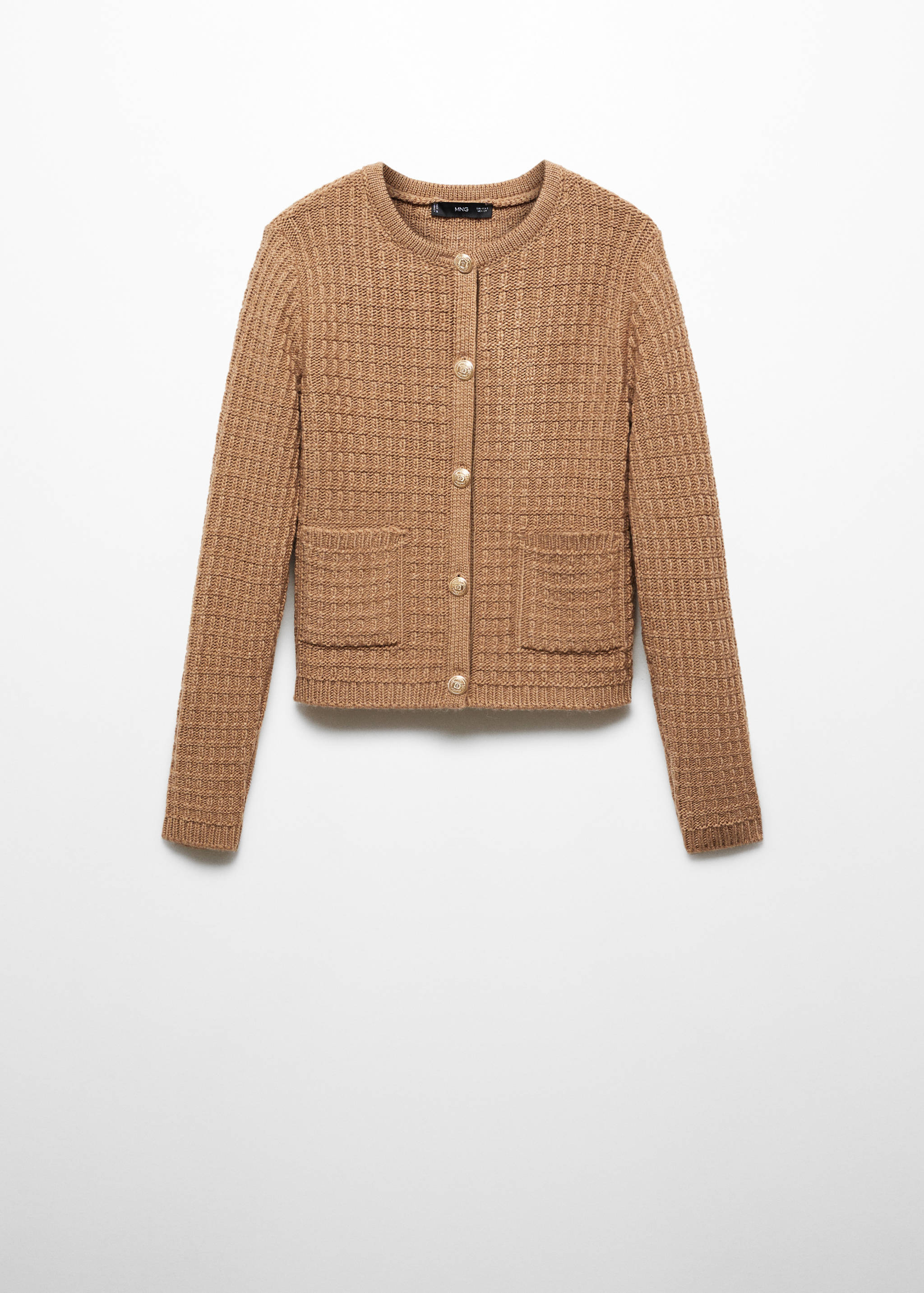 Button knit cardigan - Article without model