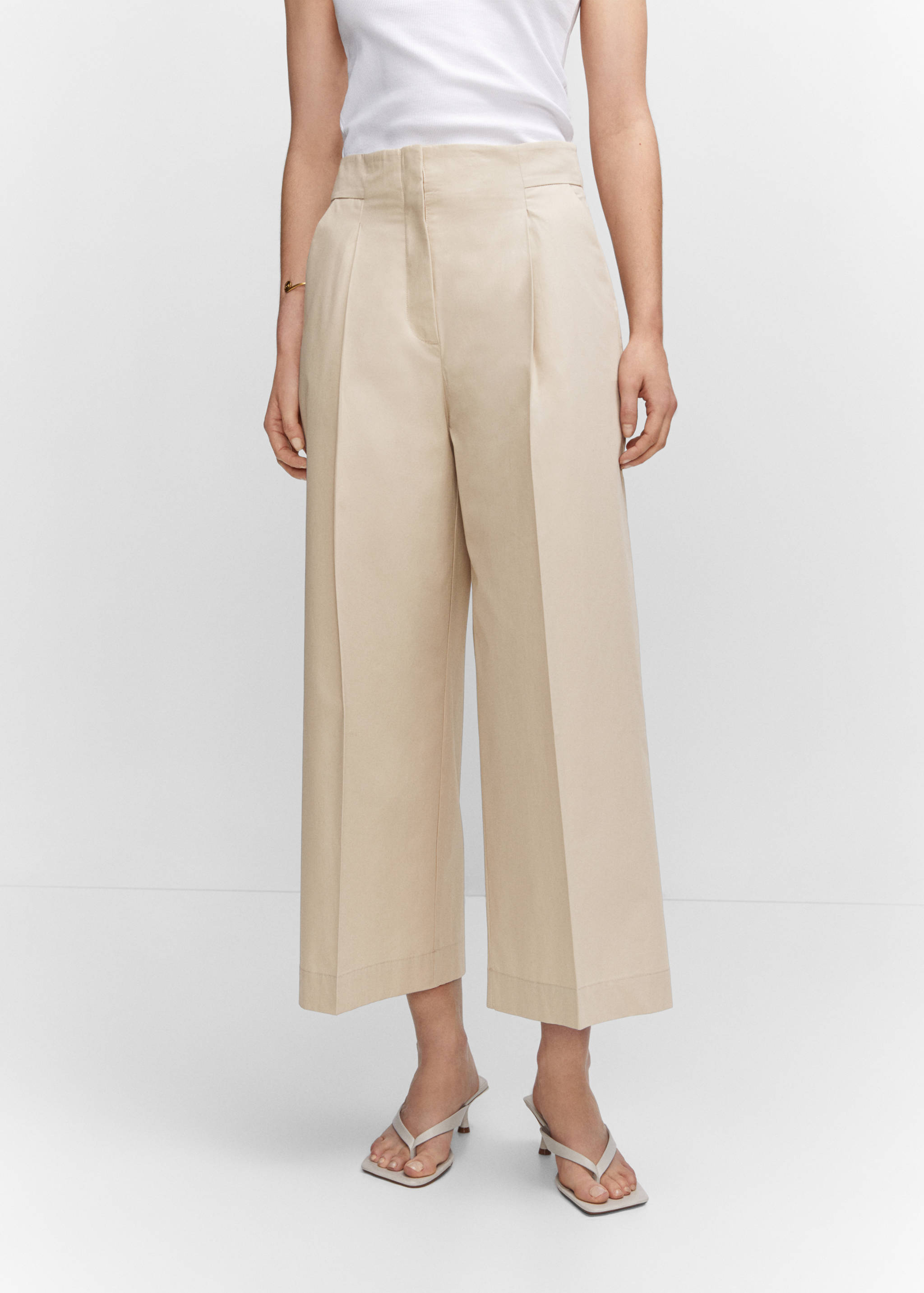 Jupe-culotte coton - Plan moyen