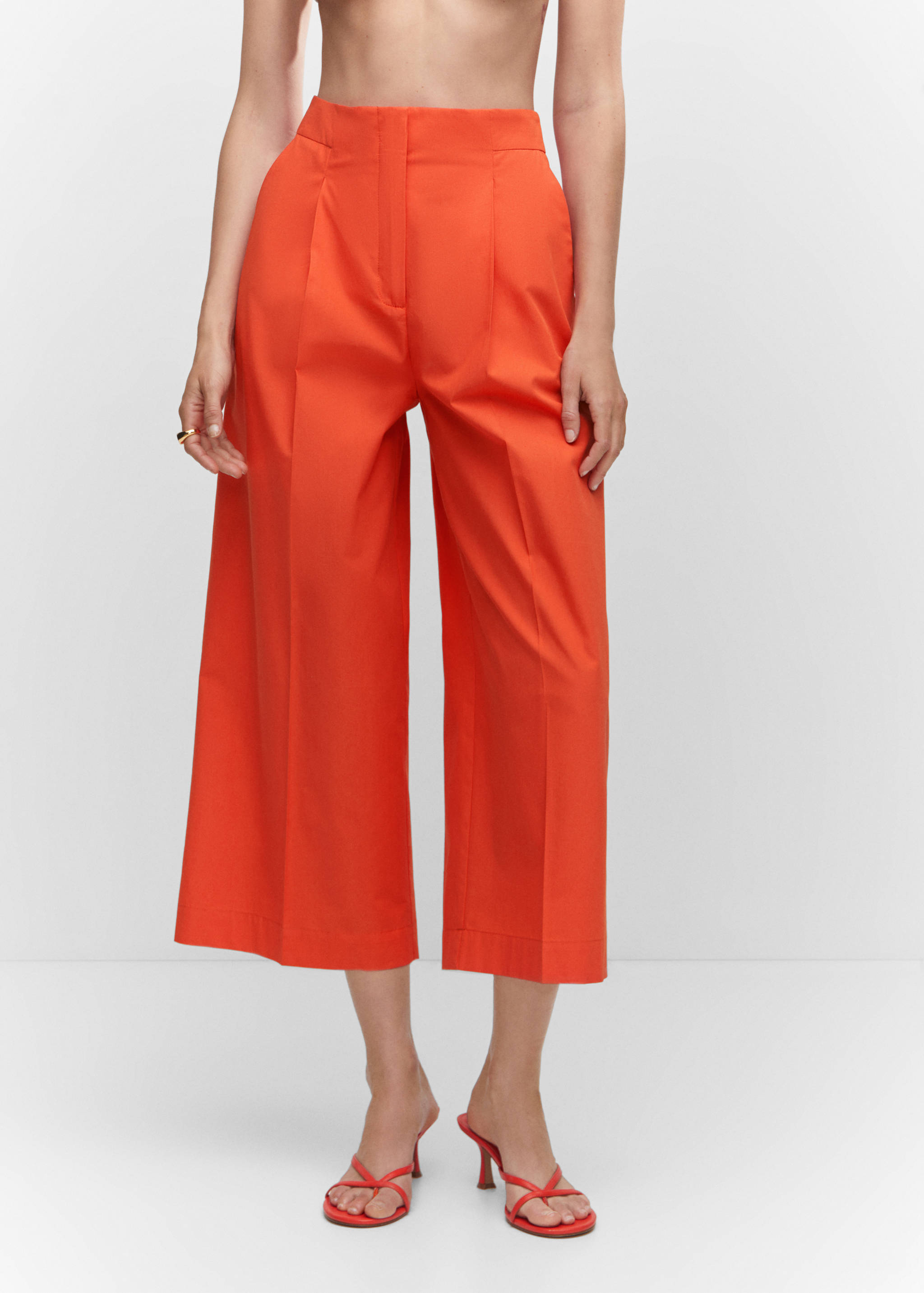 Jupe-culotte coton - Plan moyen