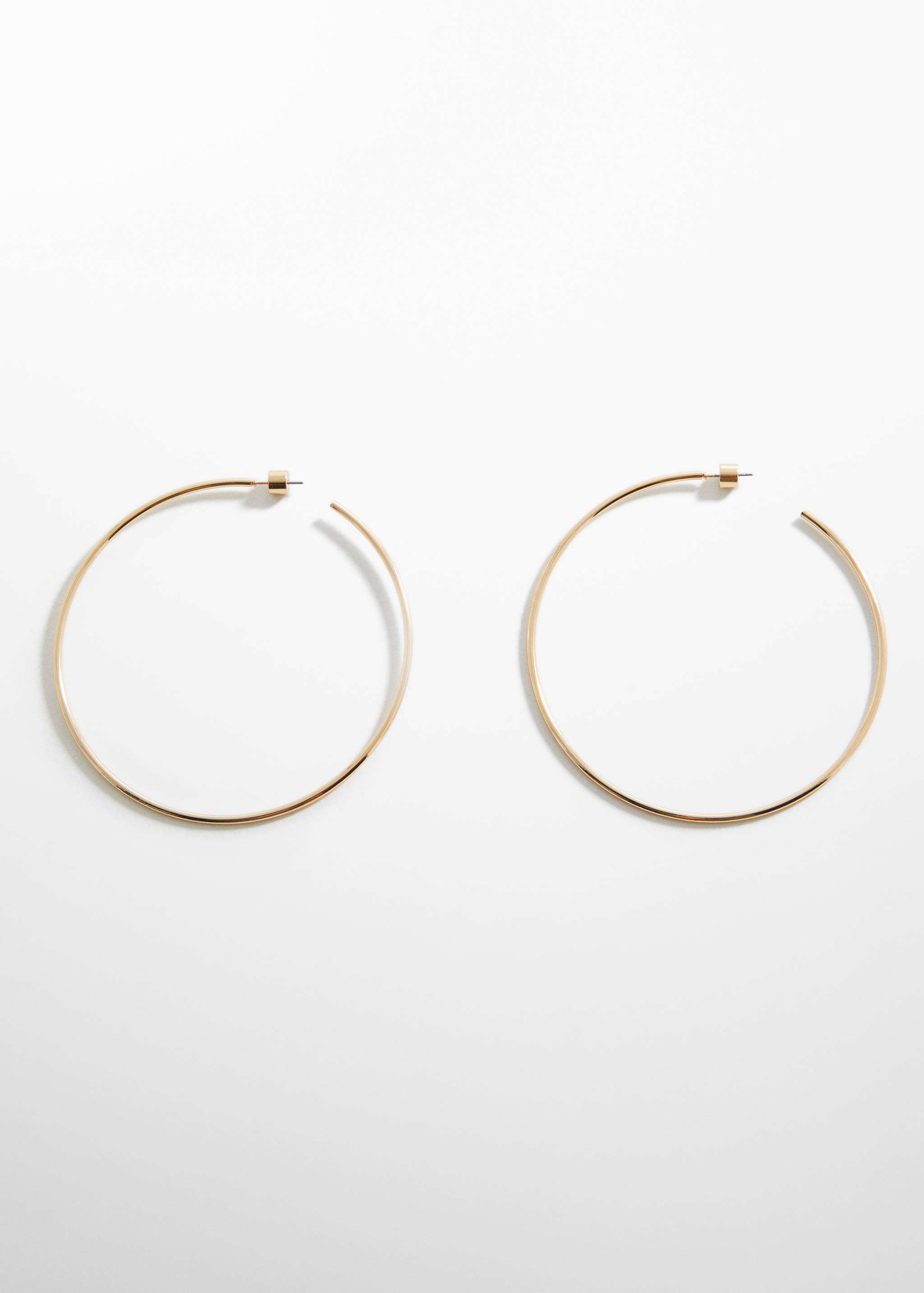 Крупные серьги-кольца - Изделие без модели