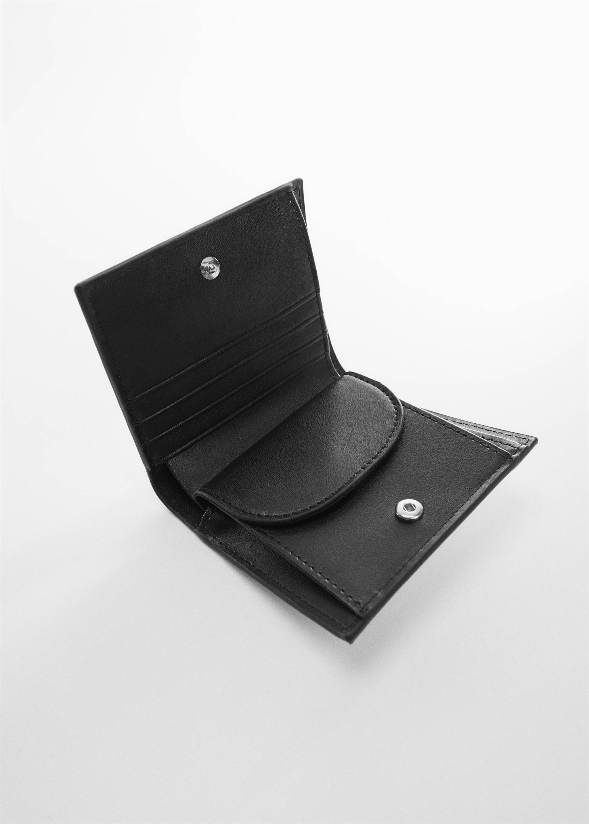 标志压花钱包 - null