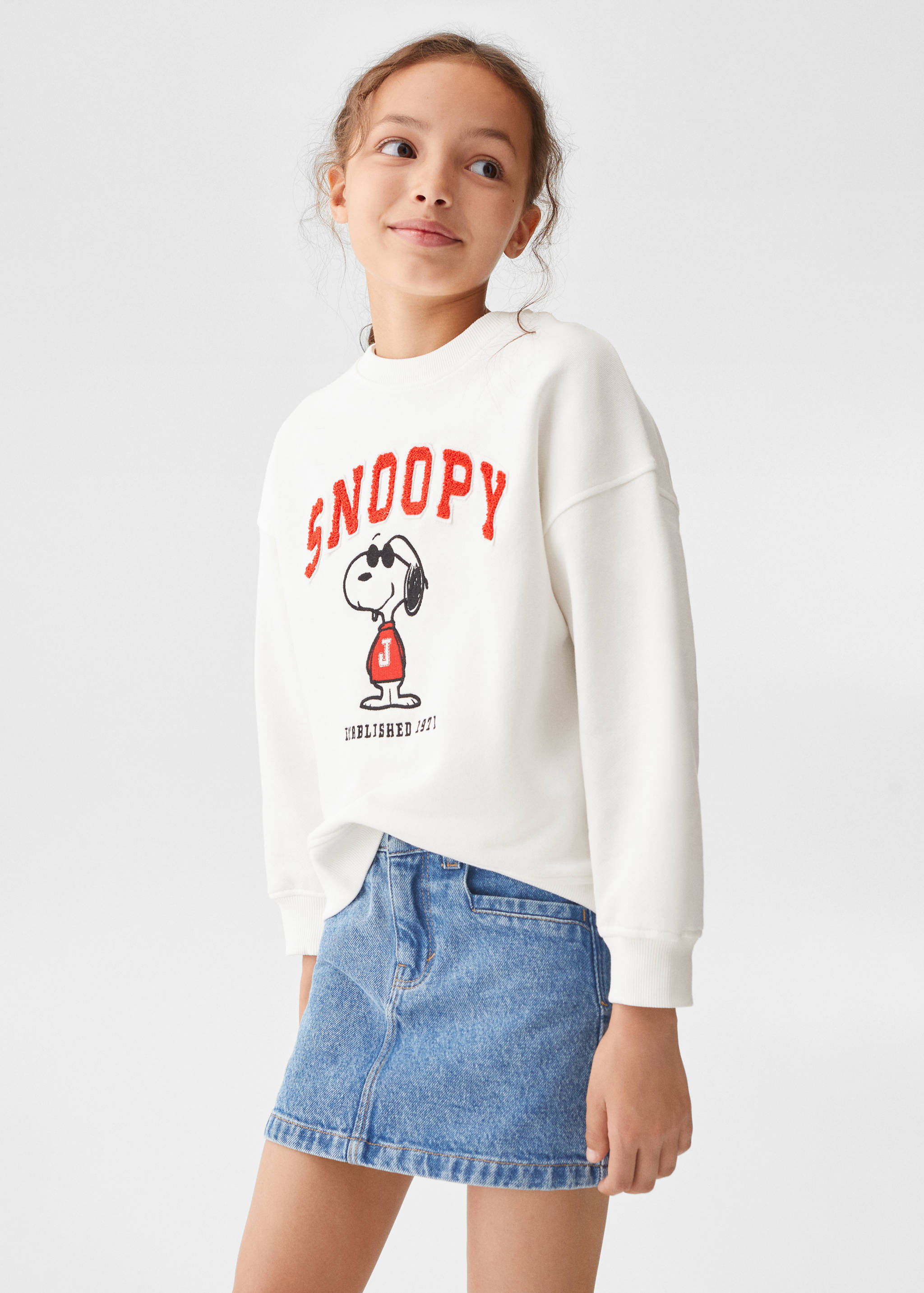 Sweat-shirt Snoopy coton - Plan moyen