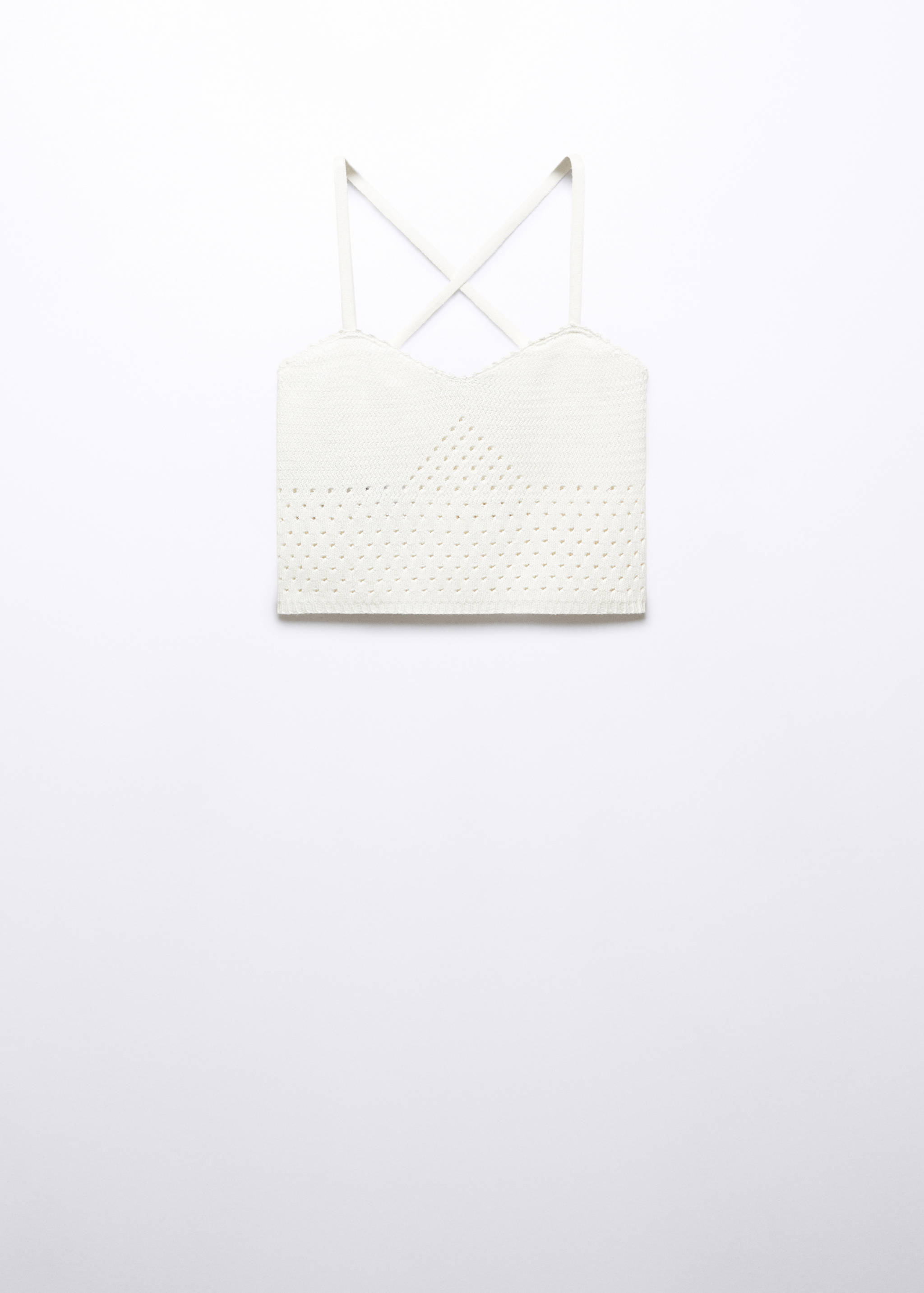 Delik detaylı örgü bluz - Modelsiz ürün