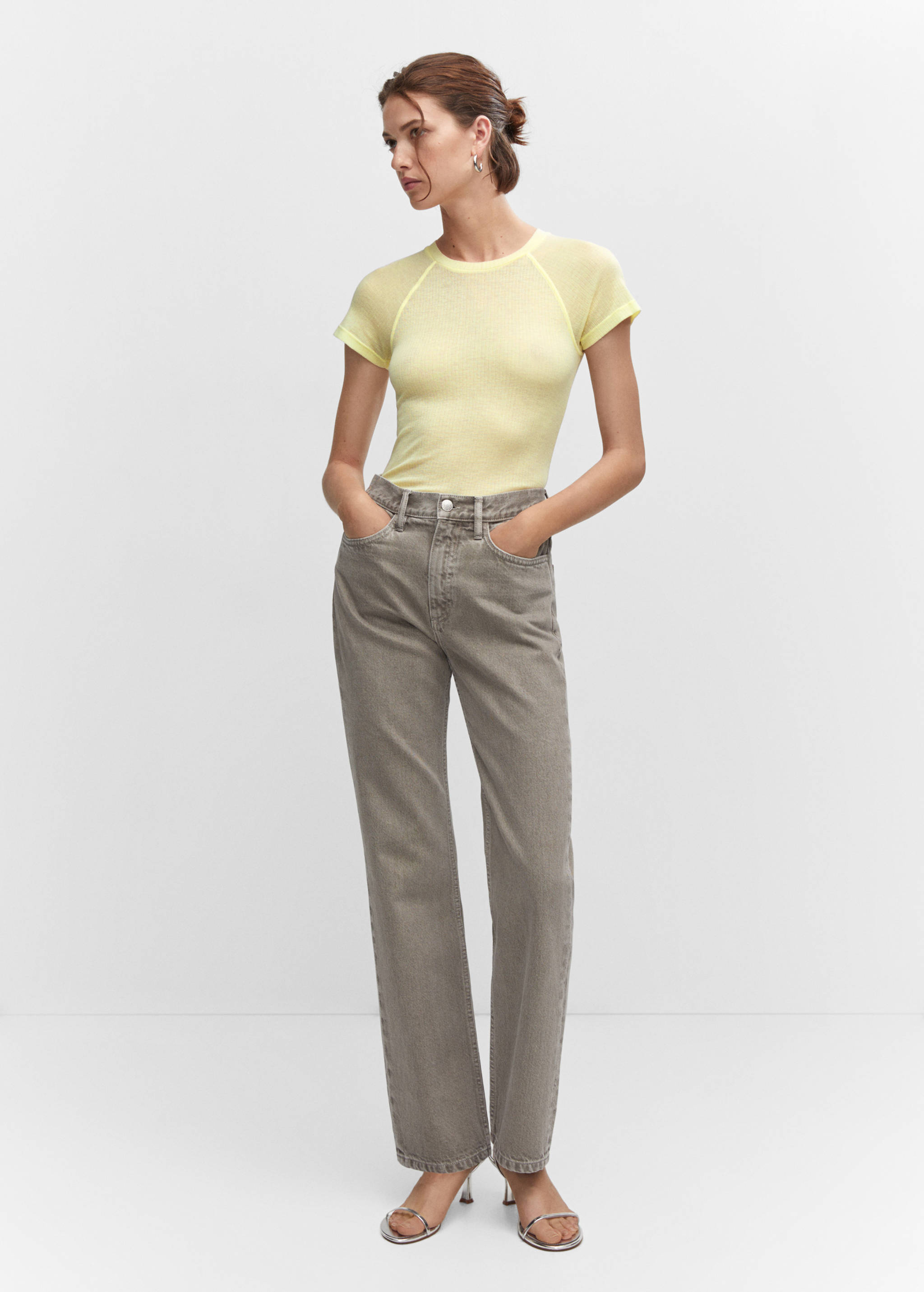 Seam detail T-shirt - General plane