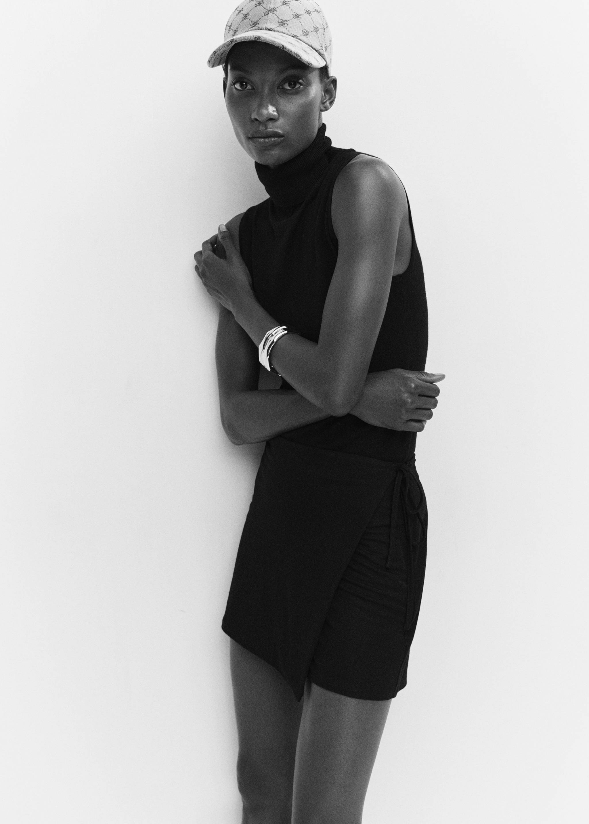 Jupe portefeuille à nœud - Détail de l'article 2