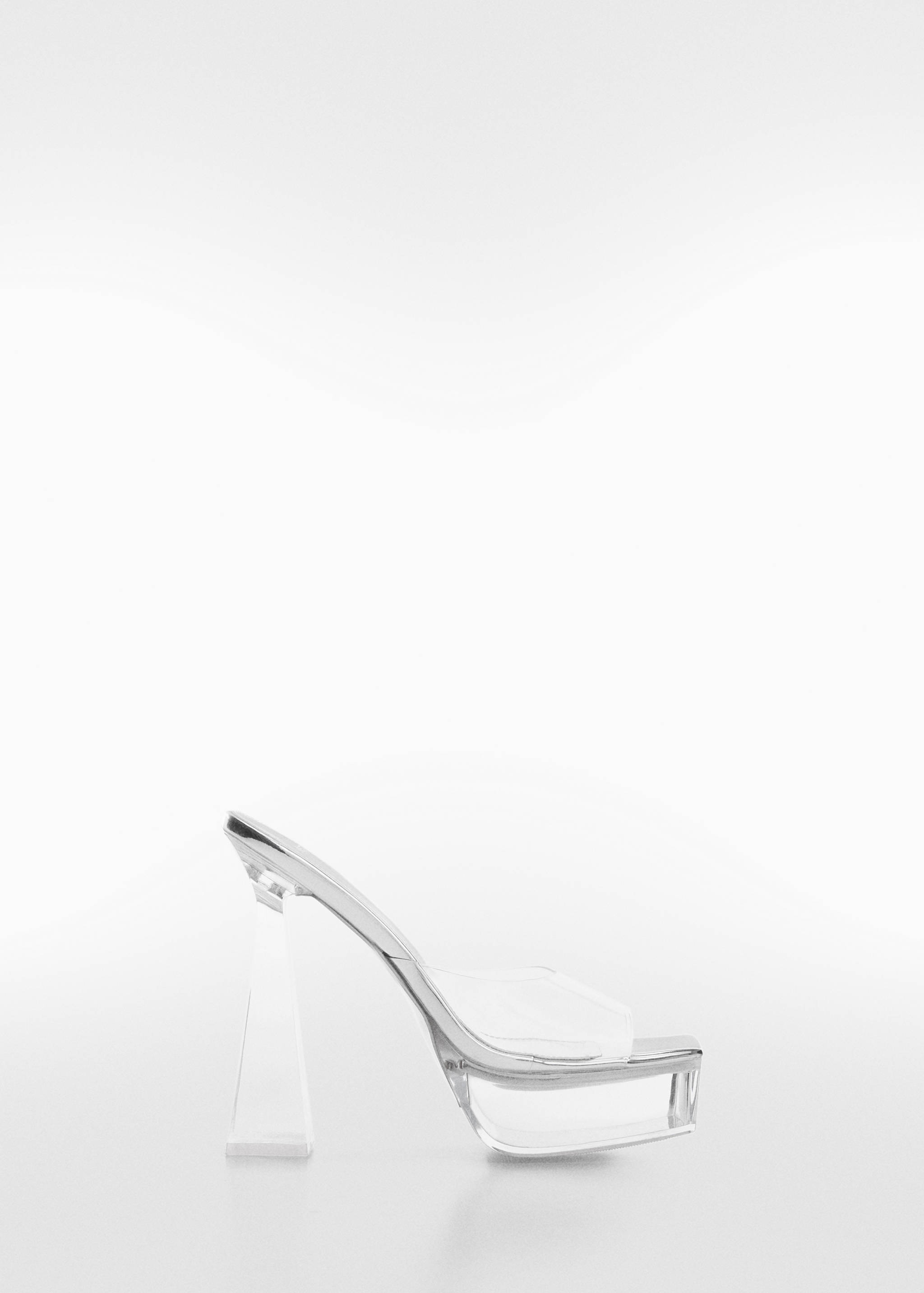 Sandalia plataforma transparente - Artículo sin modelo
