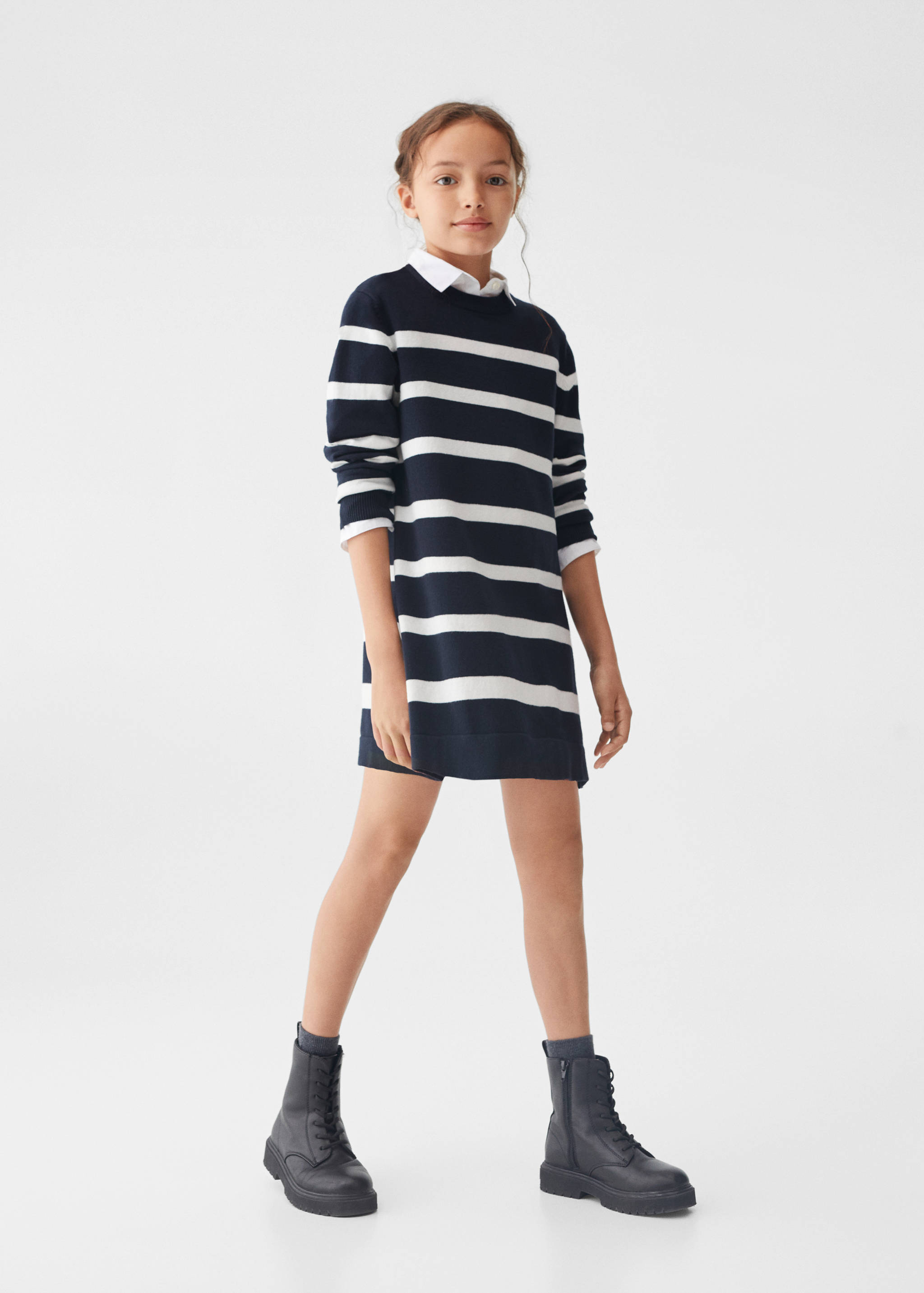 Striped sweater dress - General plane