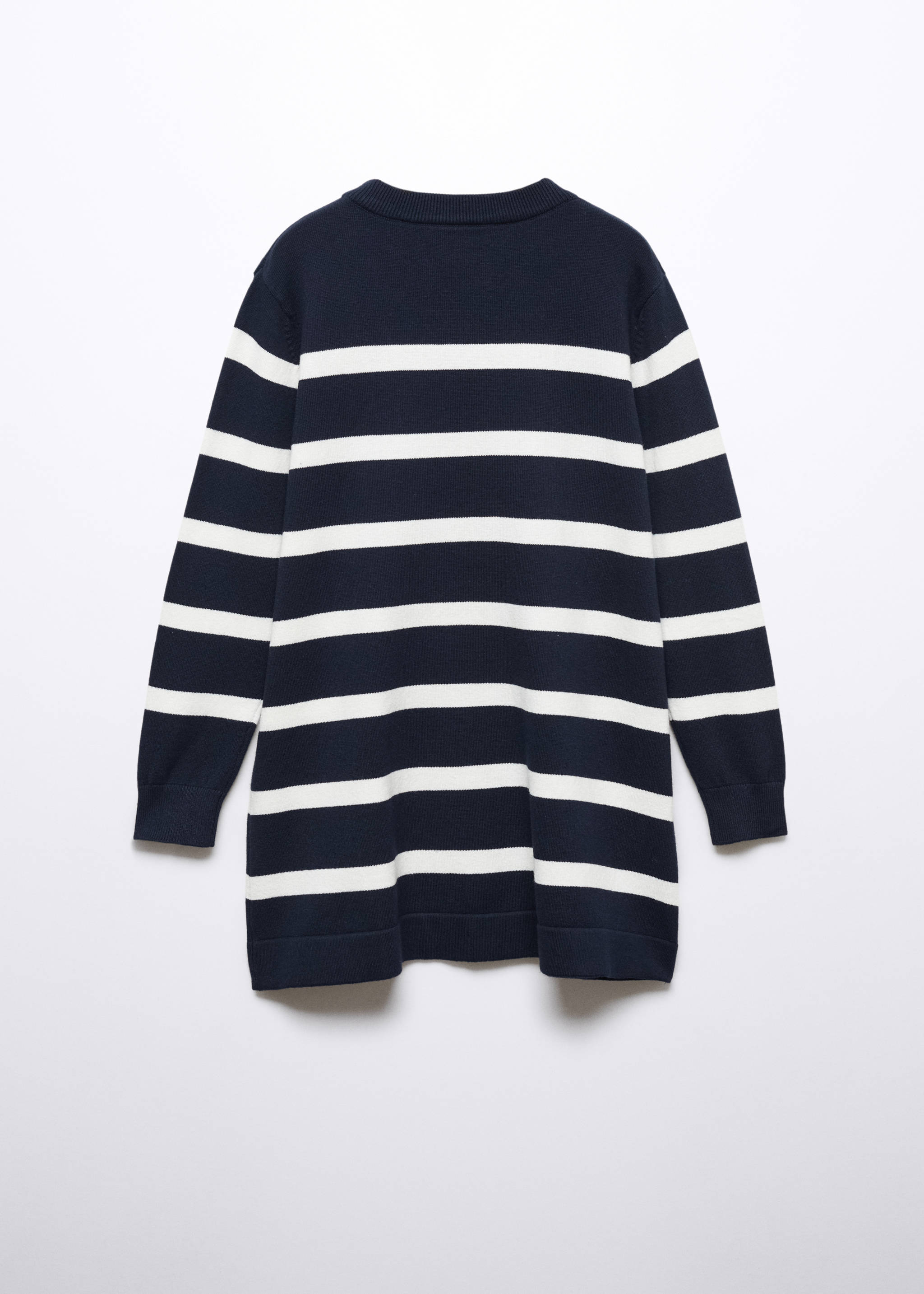 Striped sweater dress - Reverse of the article