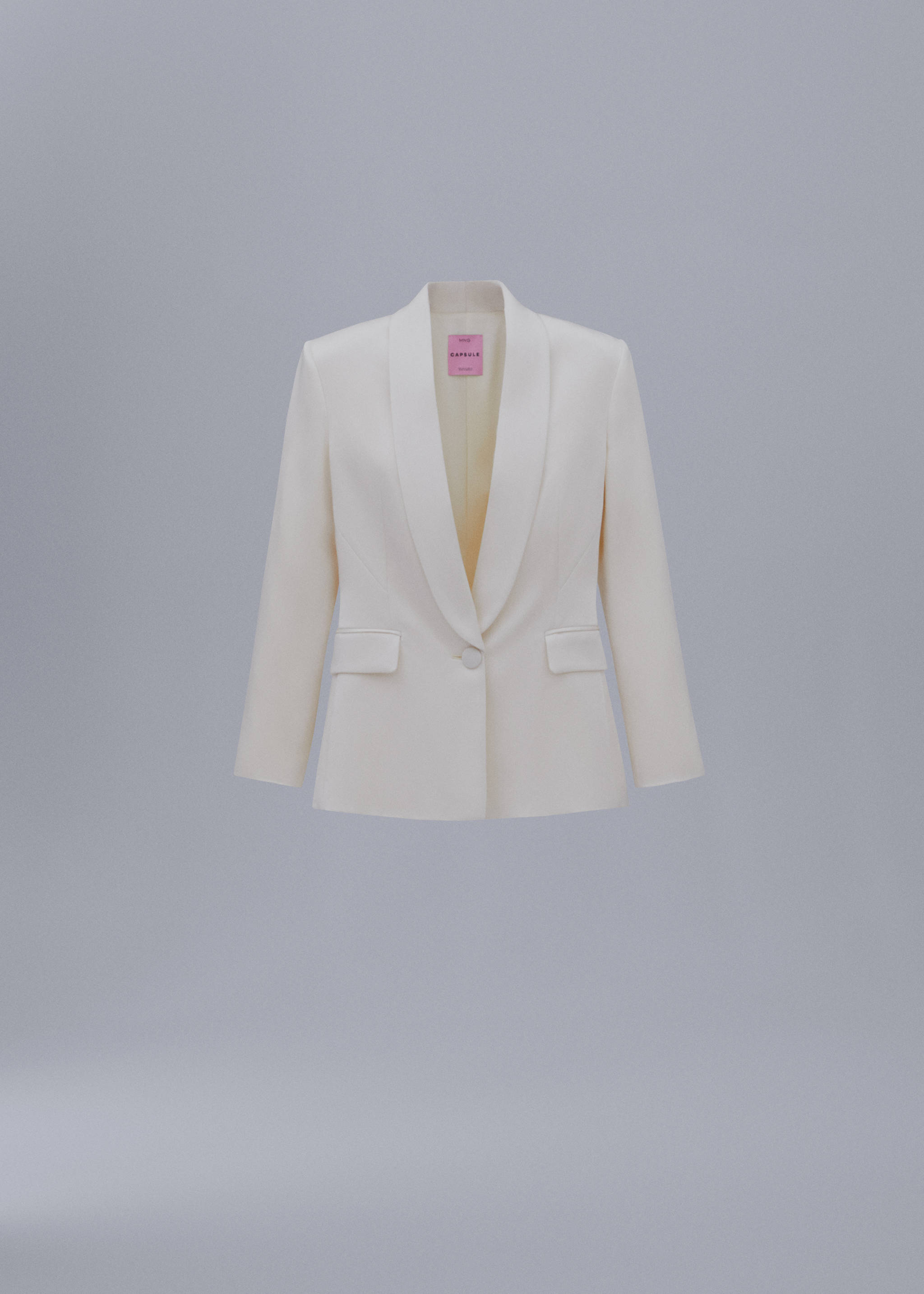 Satin-finish suit jacket - Article without model