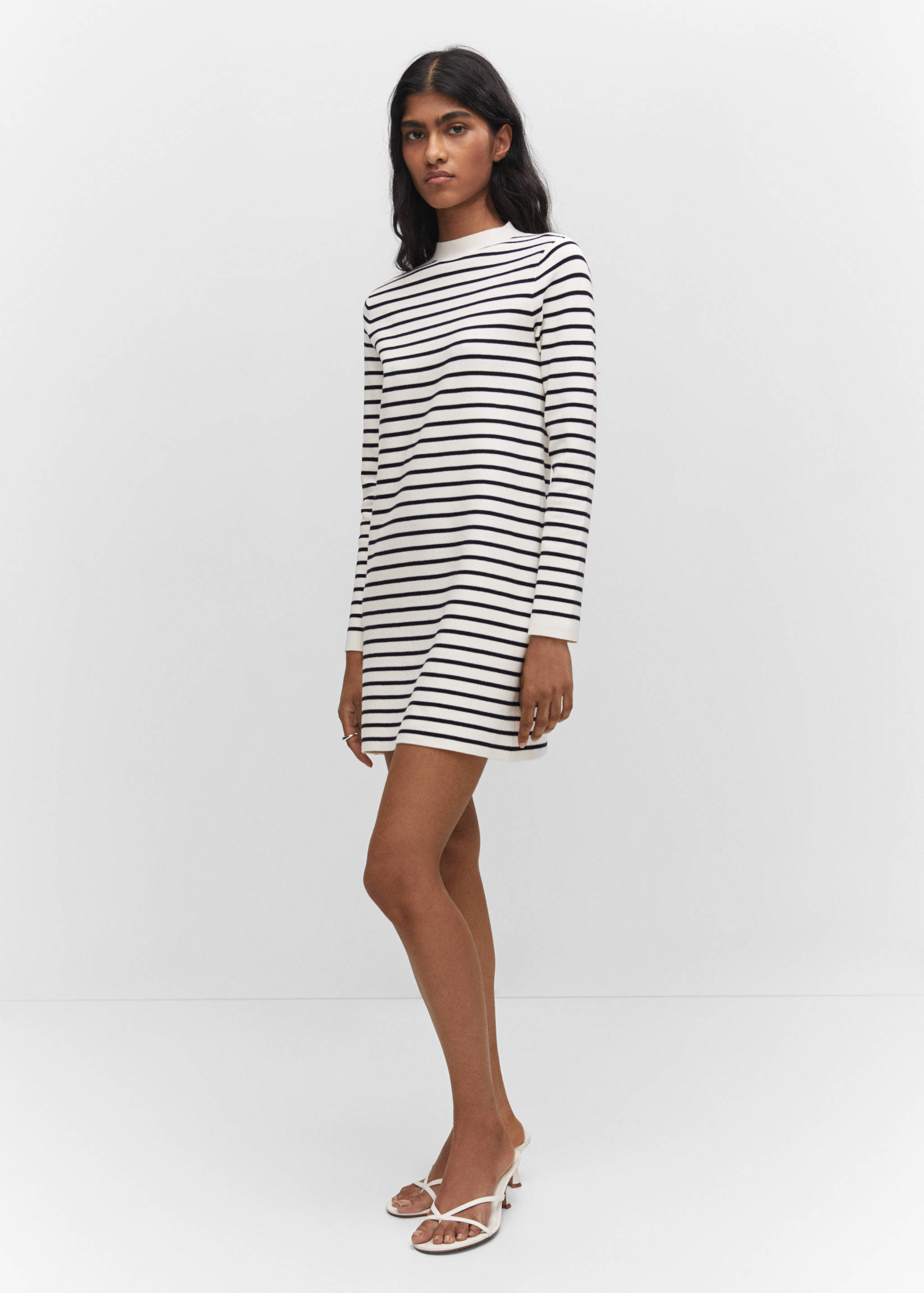 Striped sweater dress - General plane