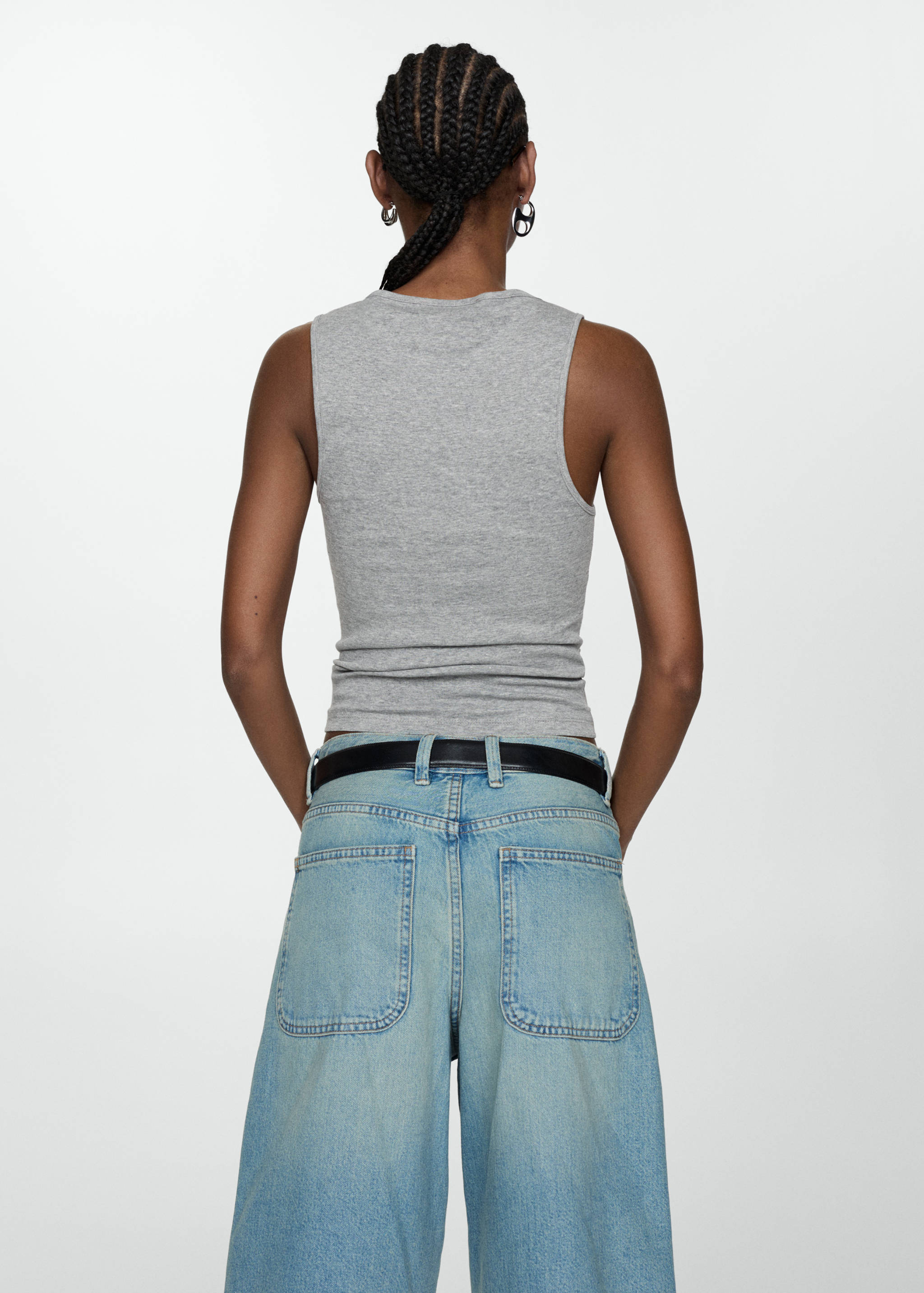 Top punto tirantes anchos - Reverso del artículo