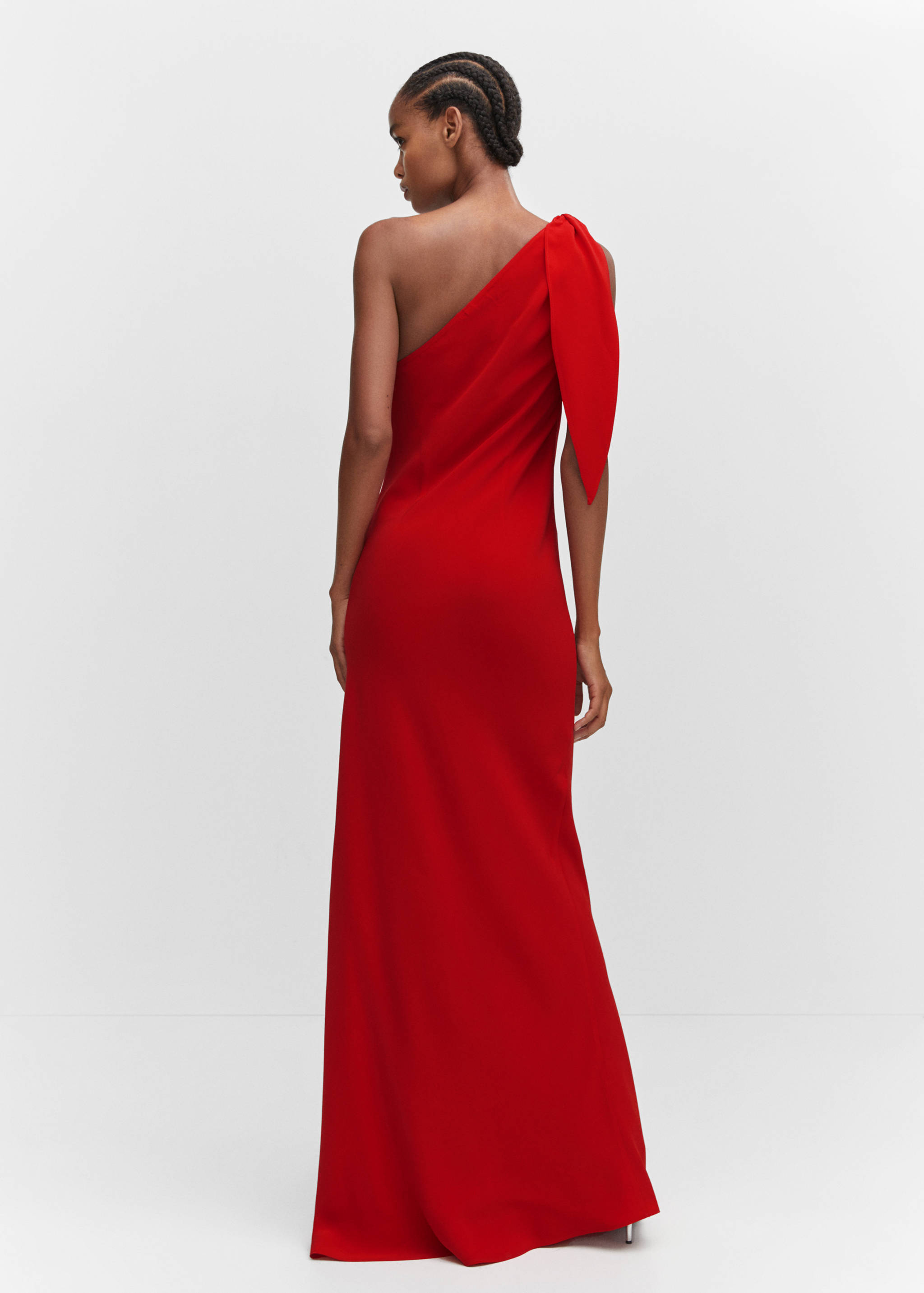 Robe asymétrique nœud - Verso de l’article