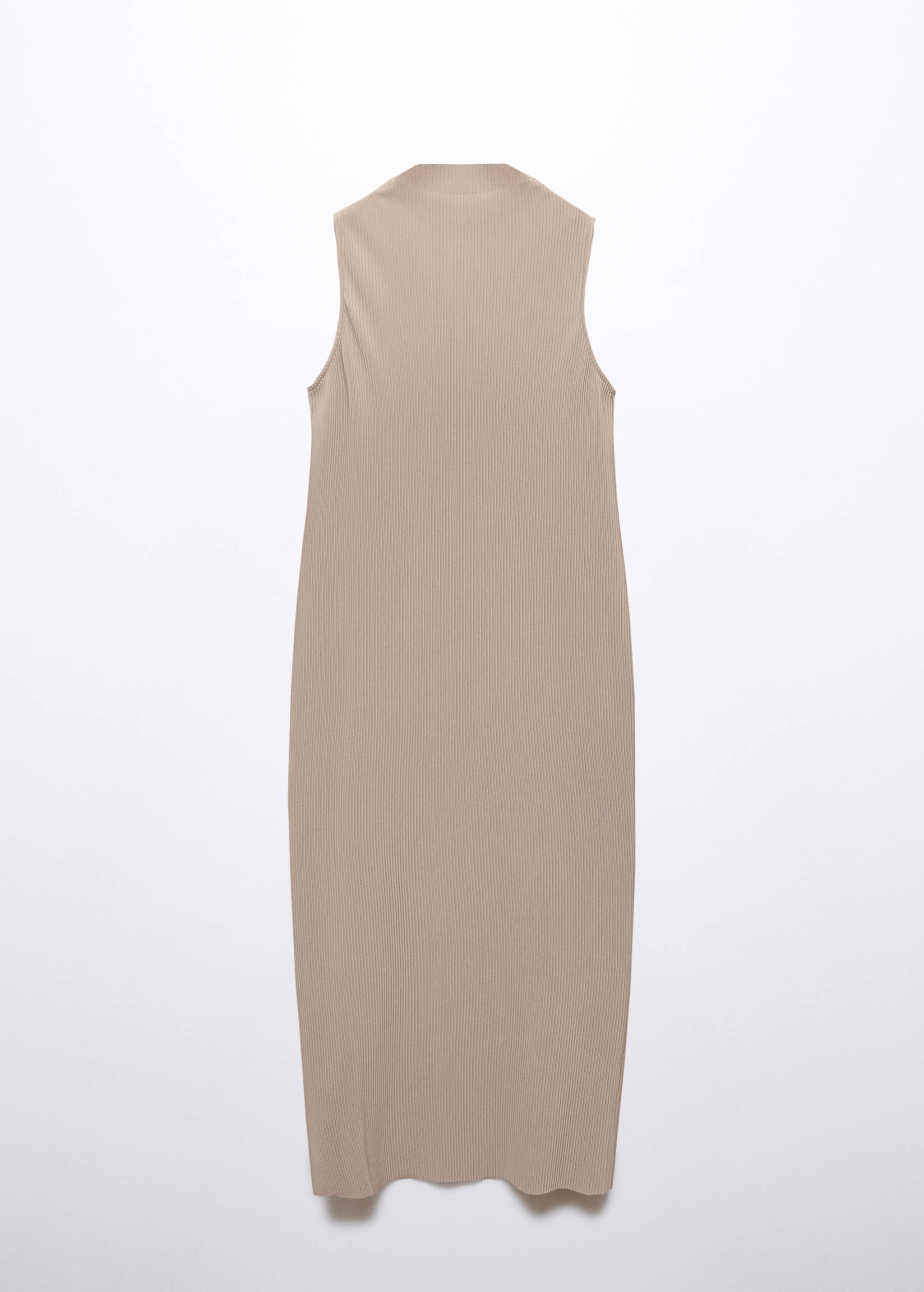 Tailored ribbed dress - Article without model