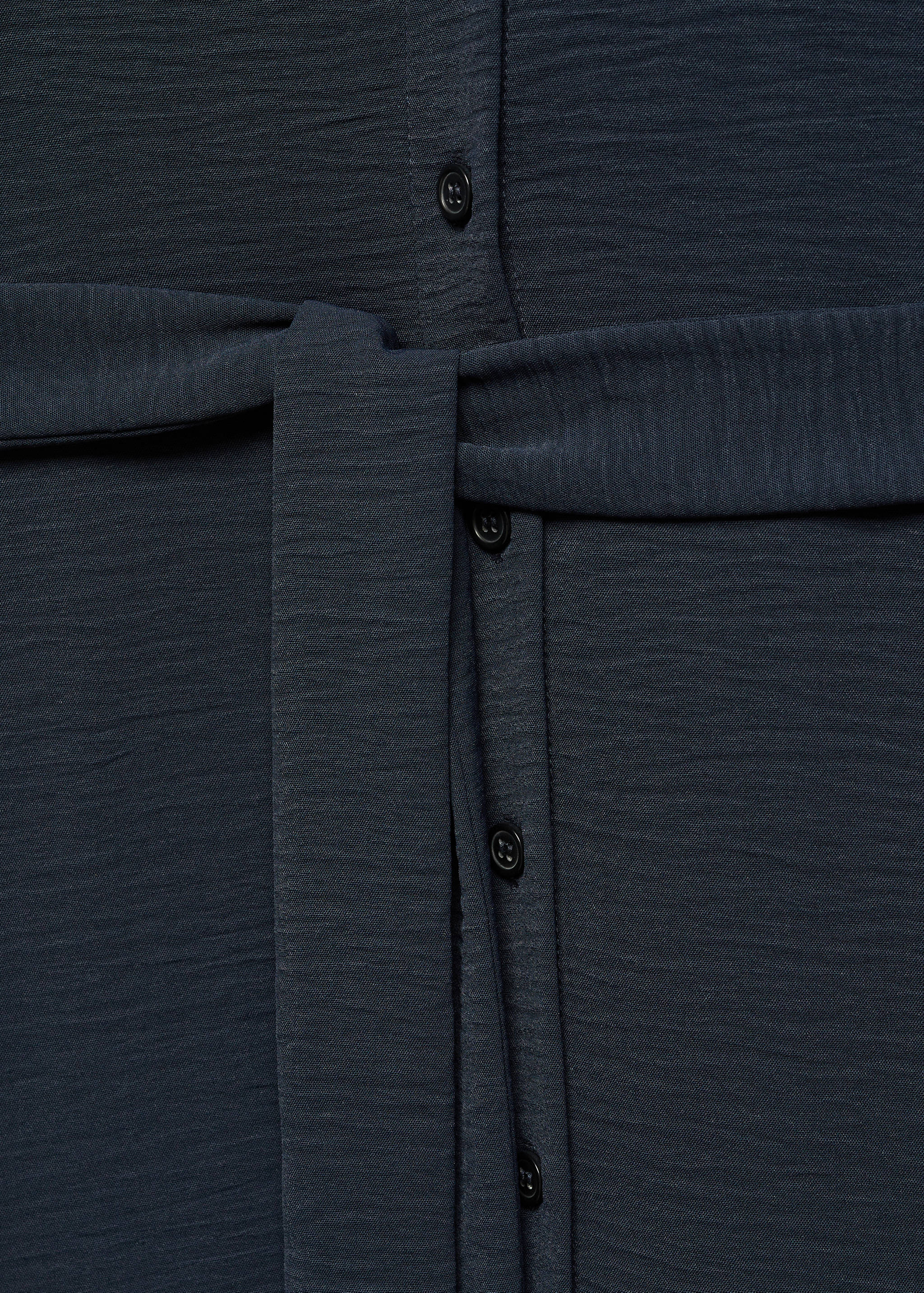 Платье-рубашка с поясом - Деталь изделия 8