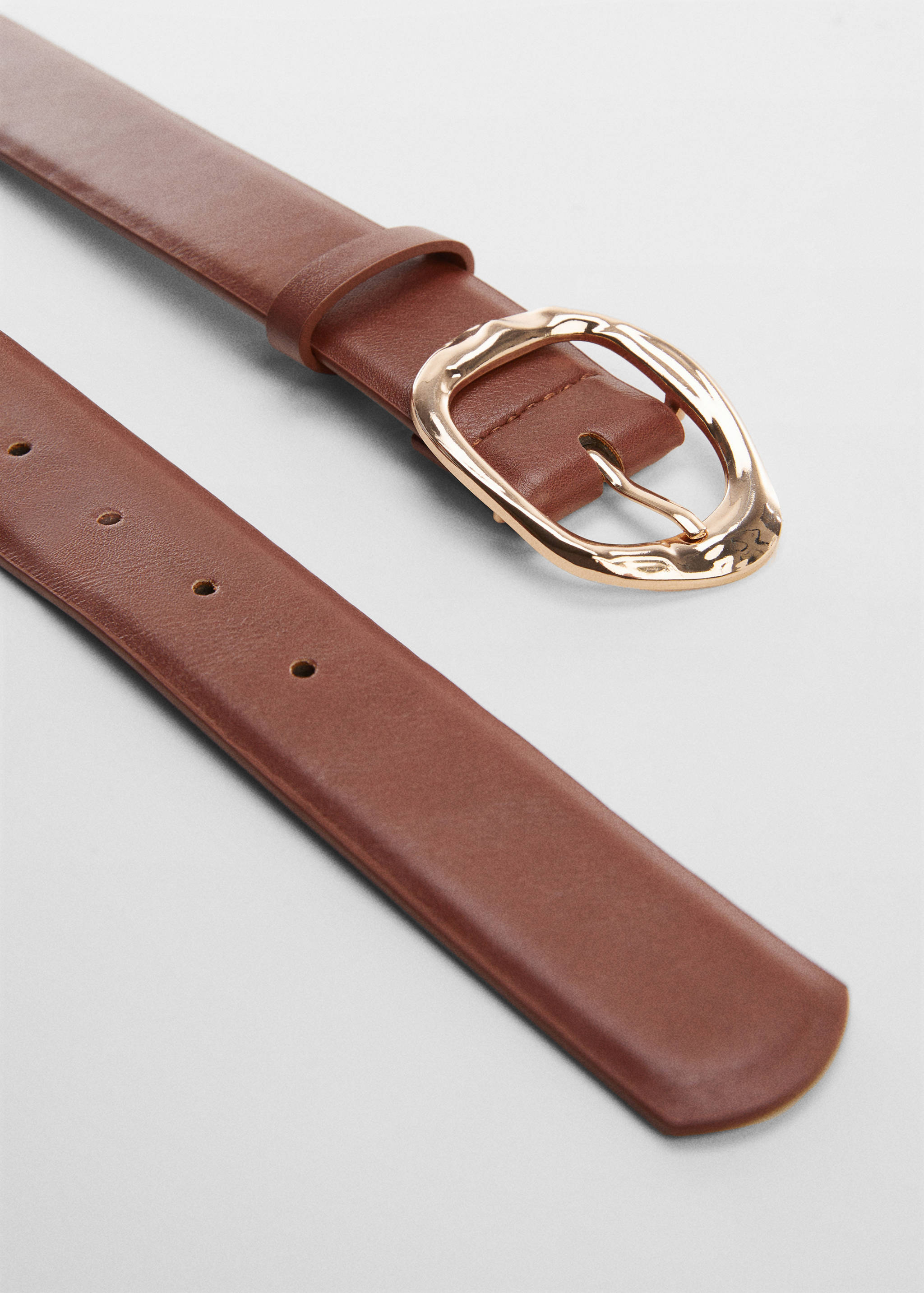 Belt with irregular buckle - Medium plane