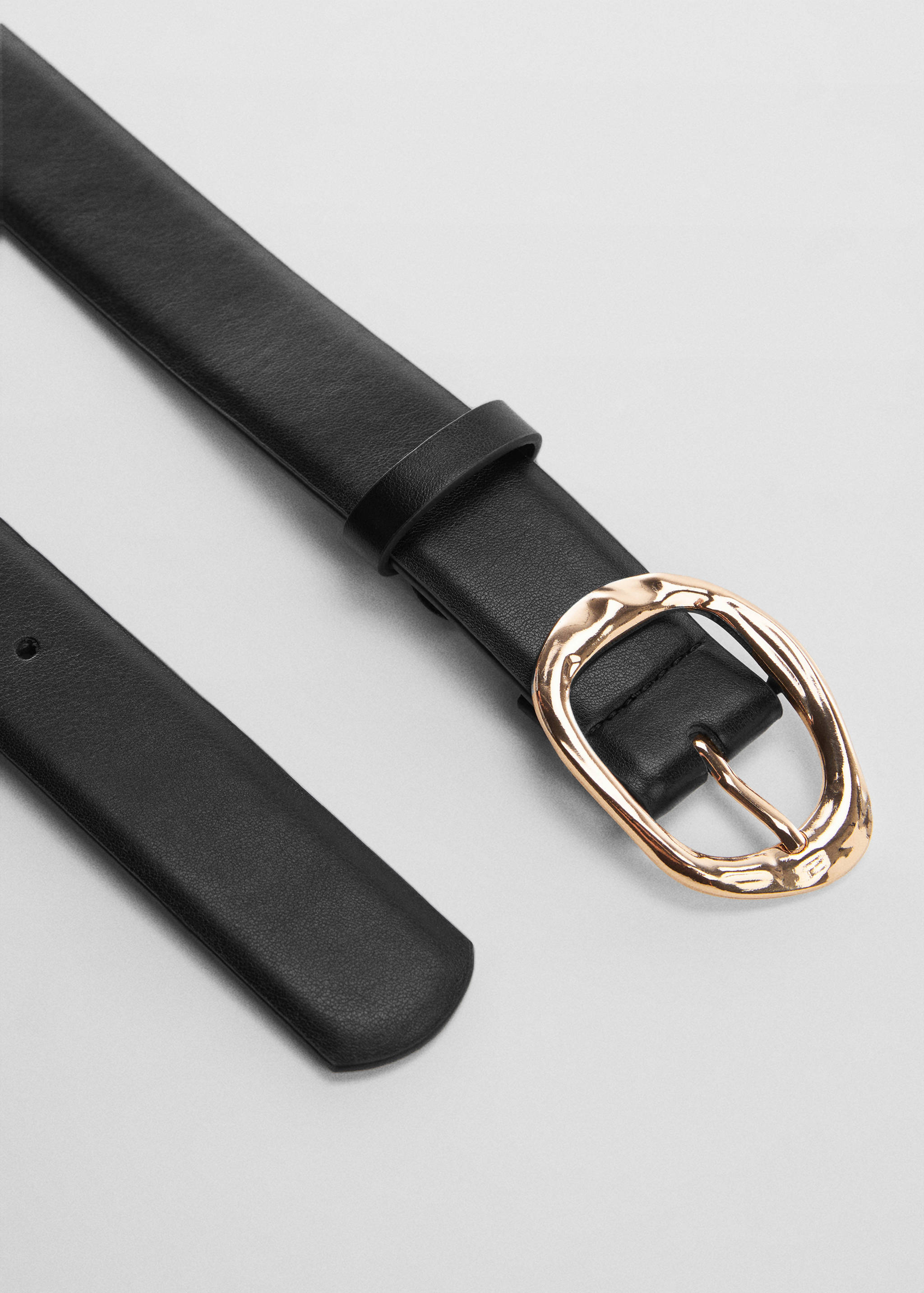 Belt with irregular buckle - Medium plane