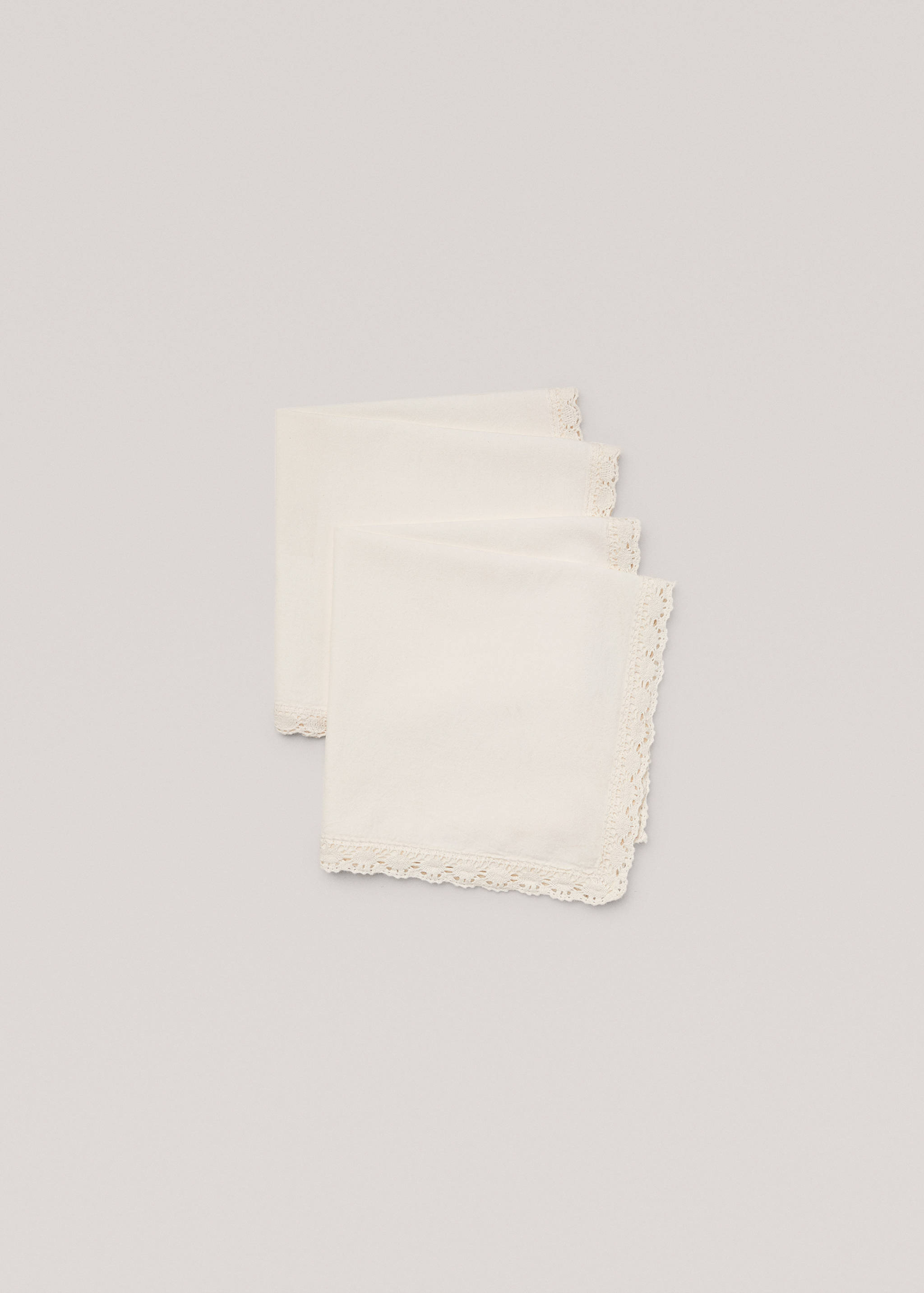 Servietten mit Spitze - Detail des Artikels 1