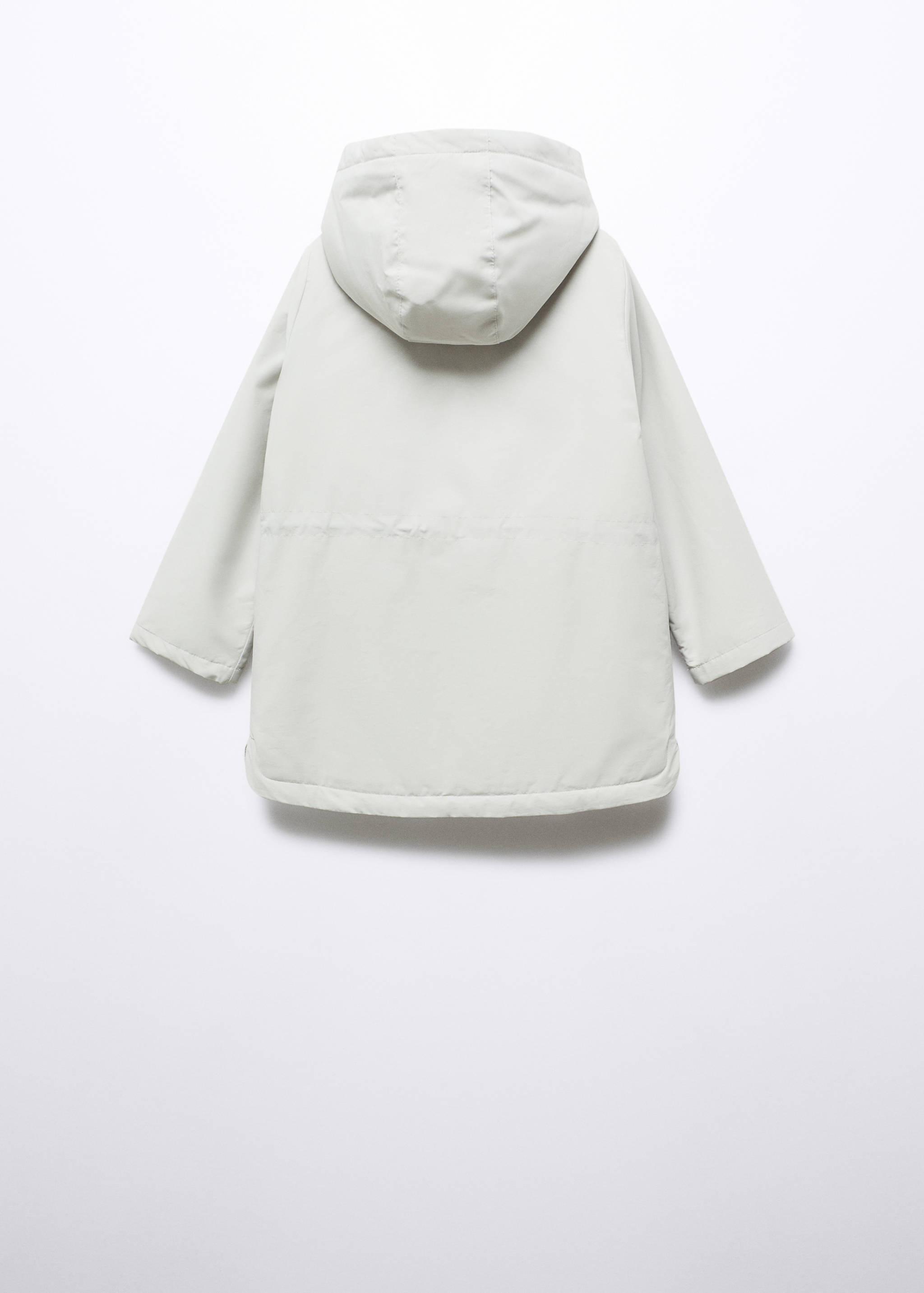 Manteau imperméable à capuche - Verso de l’article