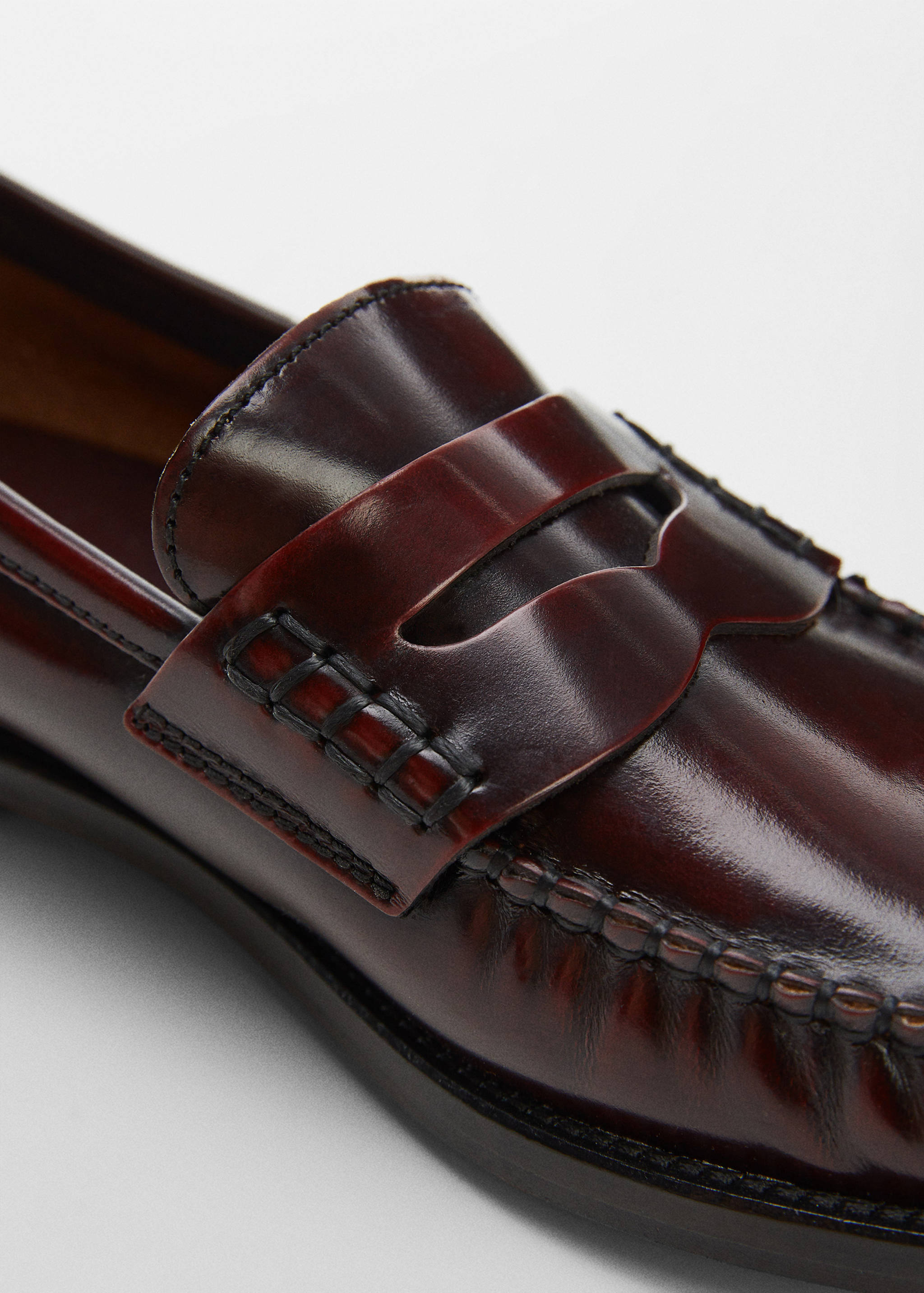 Leather penny loafers - Details of the article 2