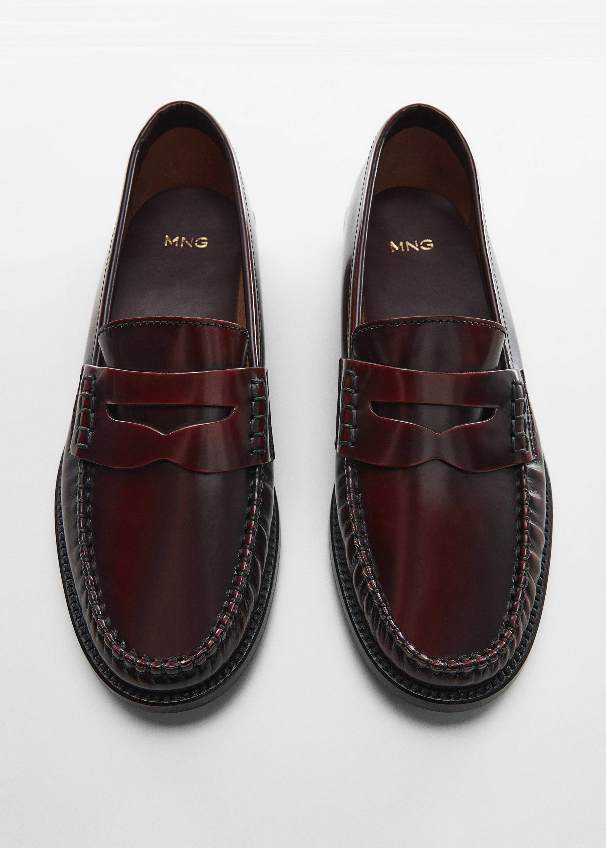 Leather penny loafers - Details of the article 5