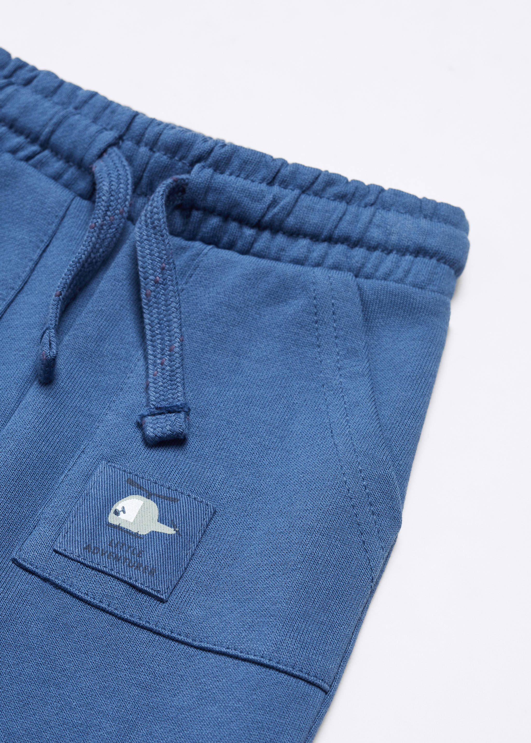 Cotton jogger-style trousers - Details of the article 8