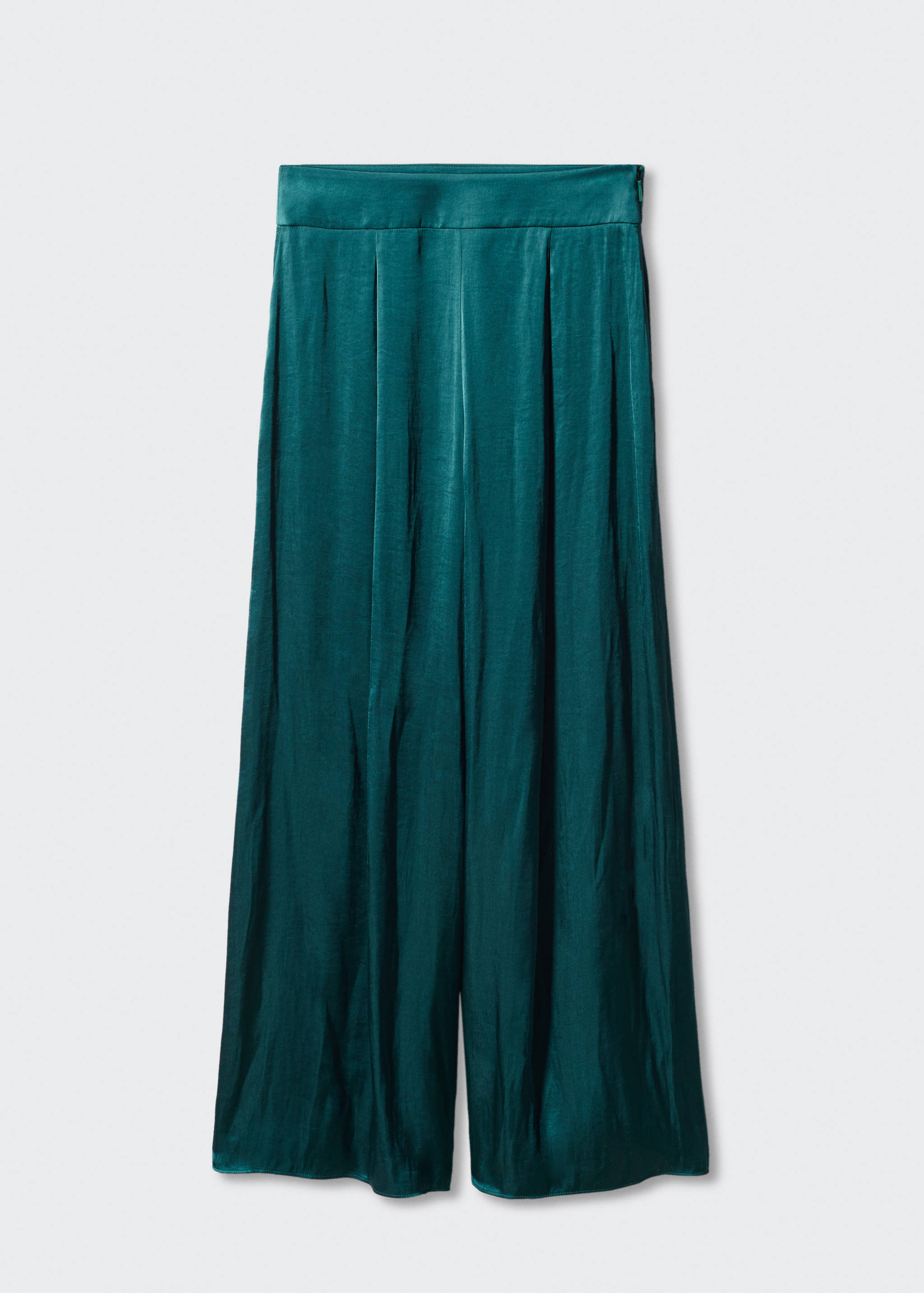 Satin wide leg trousers - Article without model
