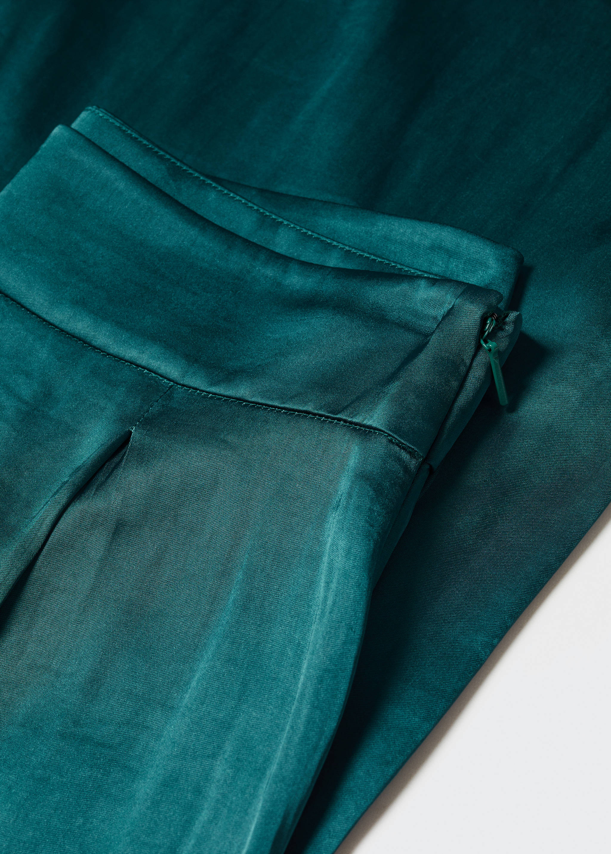 Satin wide leg trousers - Details of the article 8