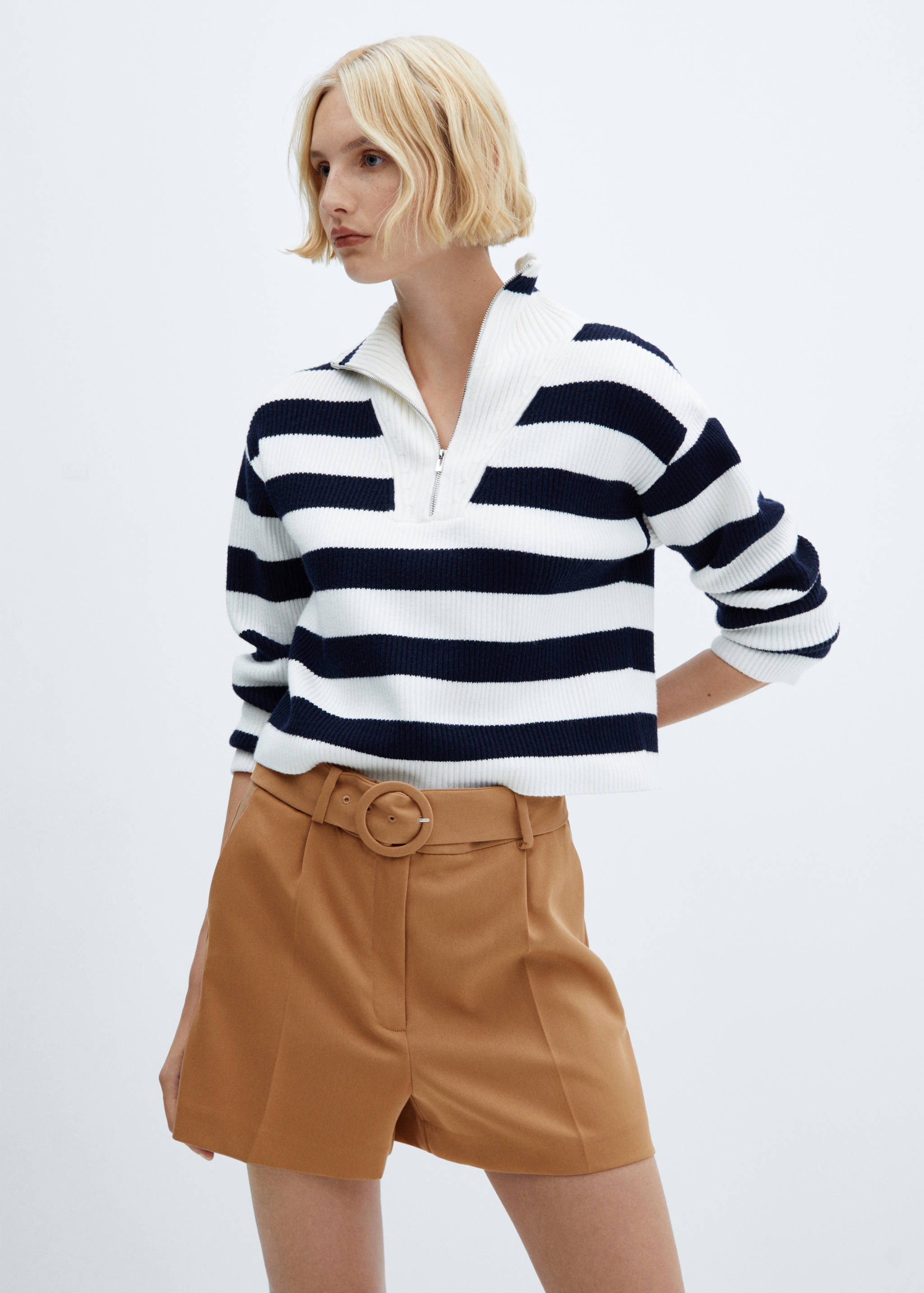 Short paperbag ceinture - Plan moyen