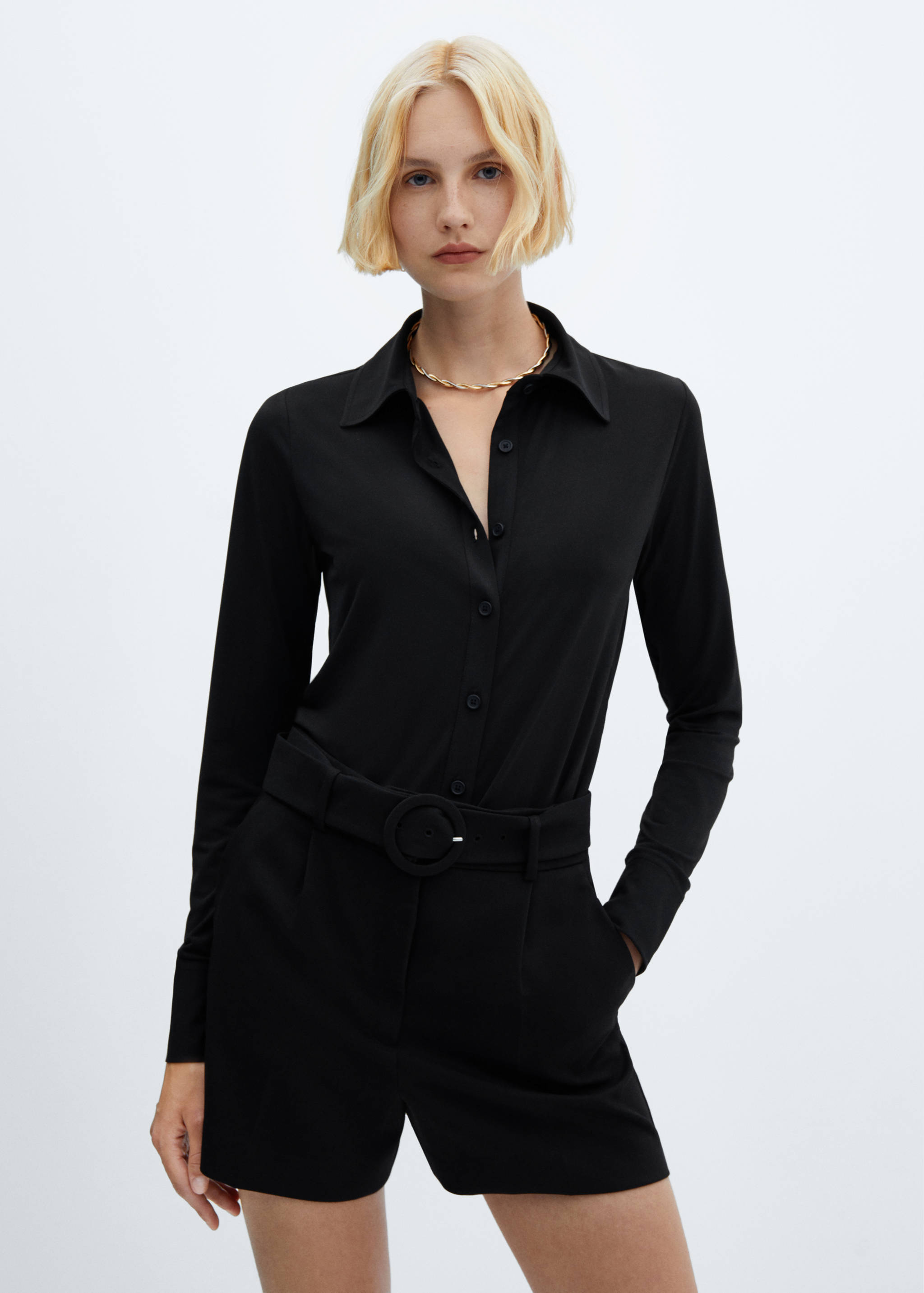 Short paperbag ceinture - Plan moyen