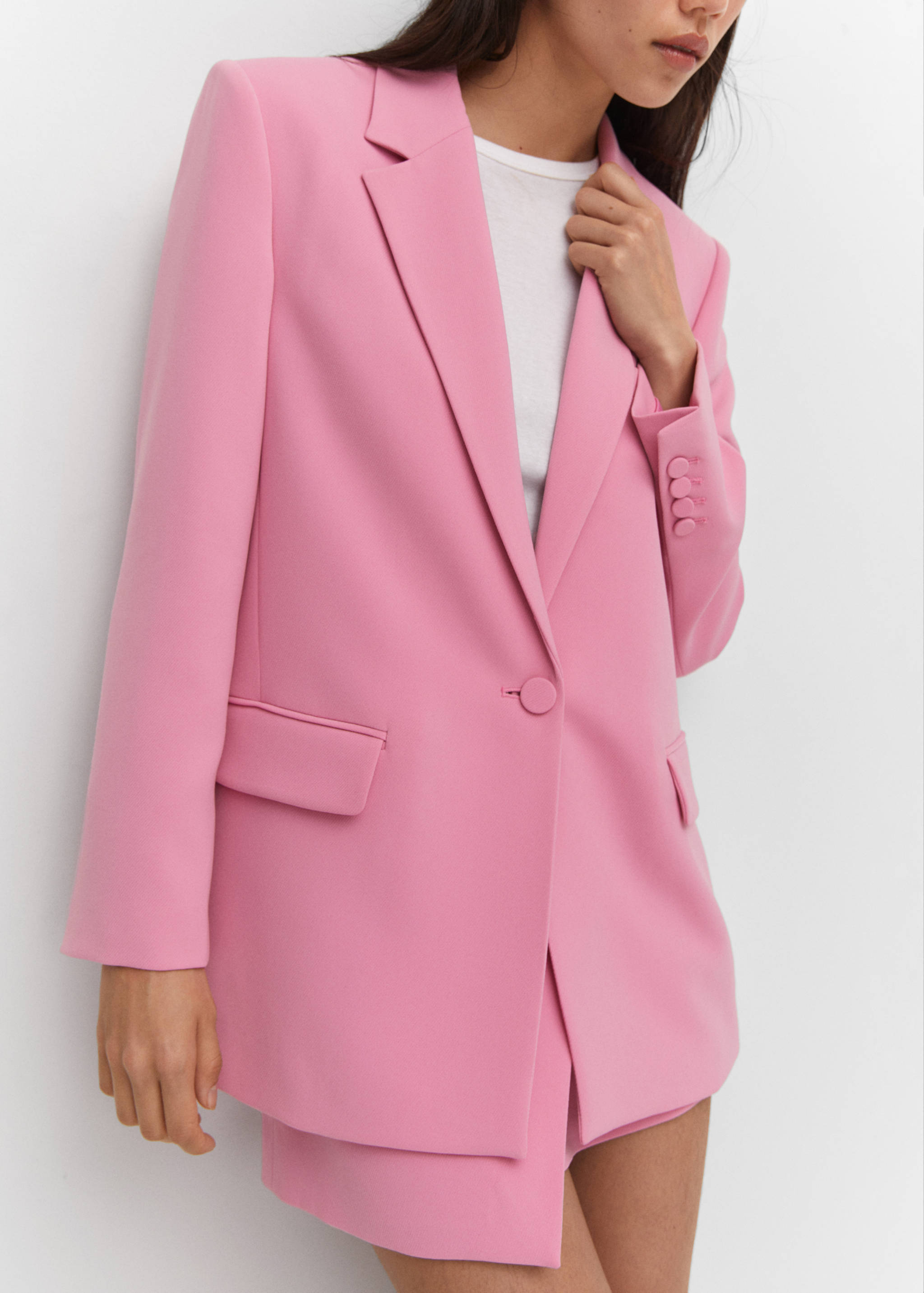 Flap pockets blazer - Details of the article 2