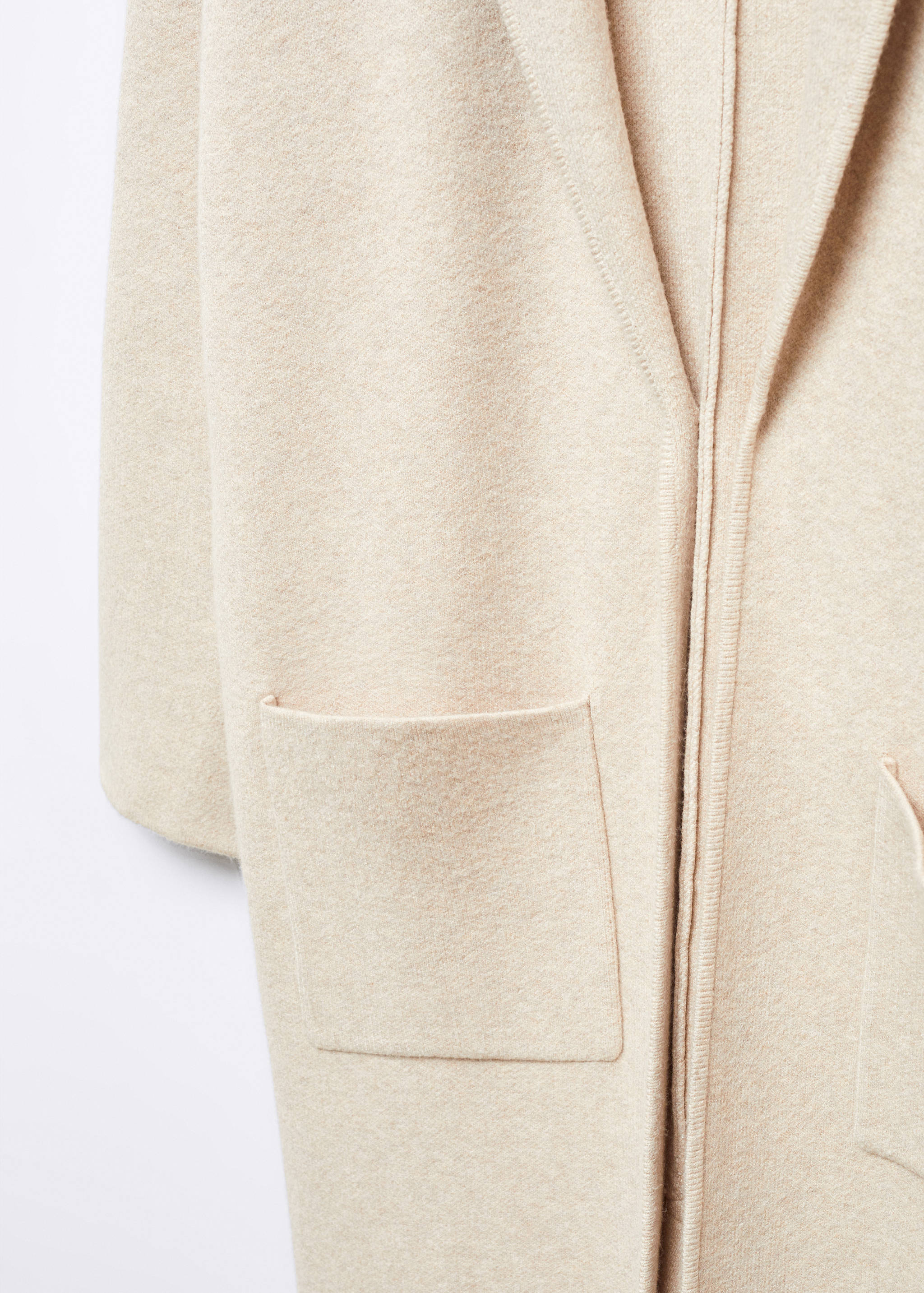 Abrigo oversize punto bolsillos - Detalle del artículo 8