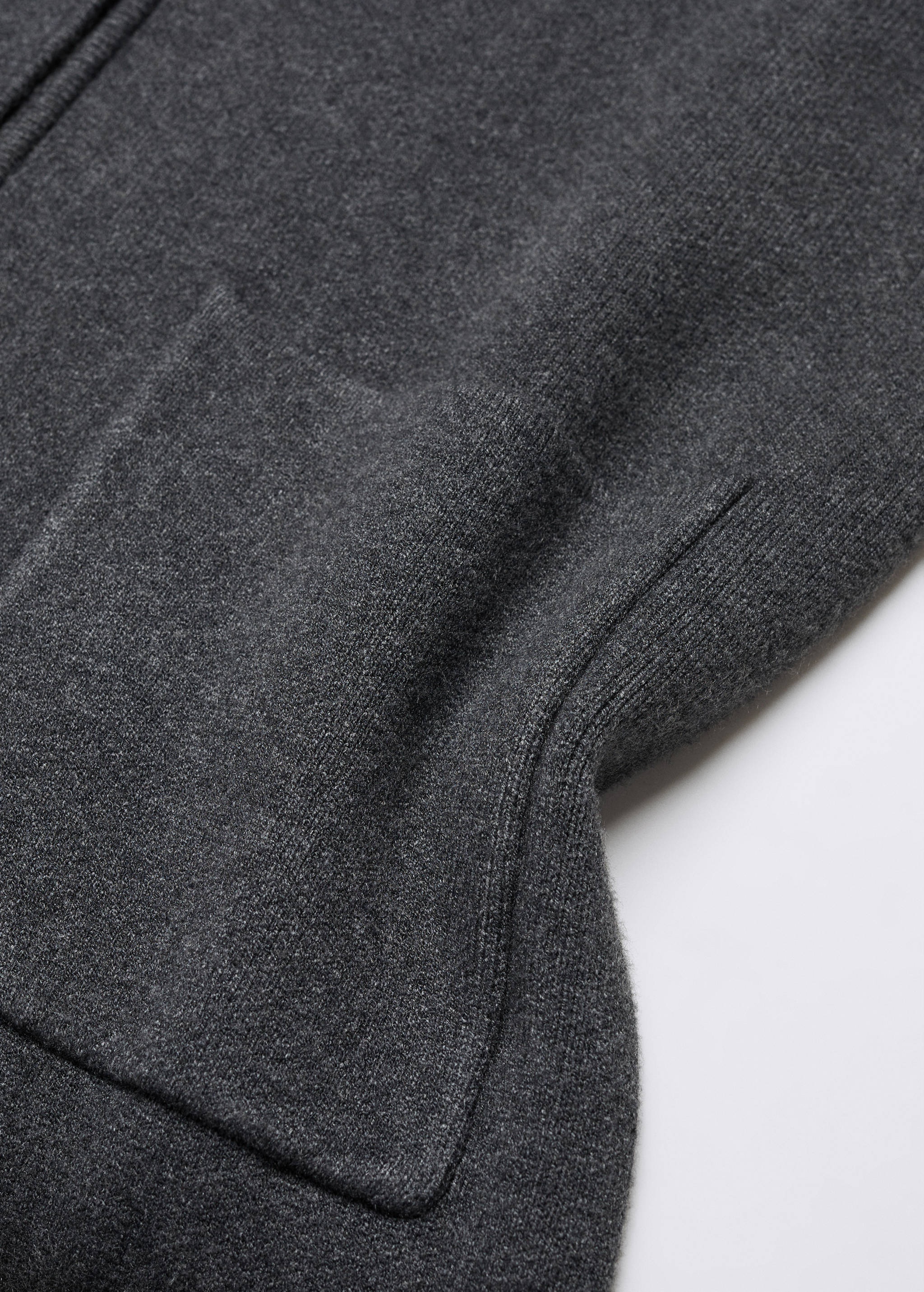 Abrigo oversize punto bolsillos - Detalle del artículo 8