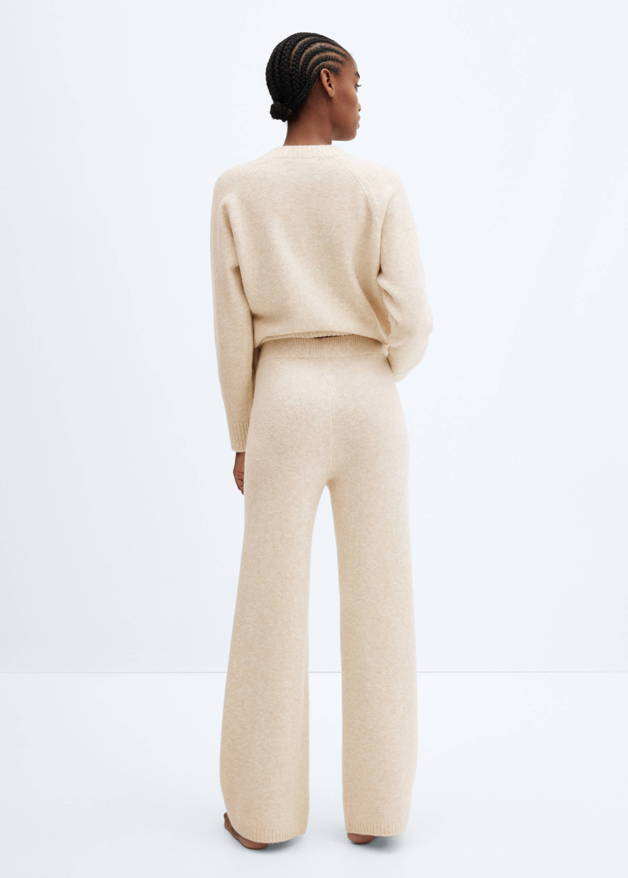 Pantalon maille coton lin - Verso de l’article