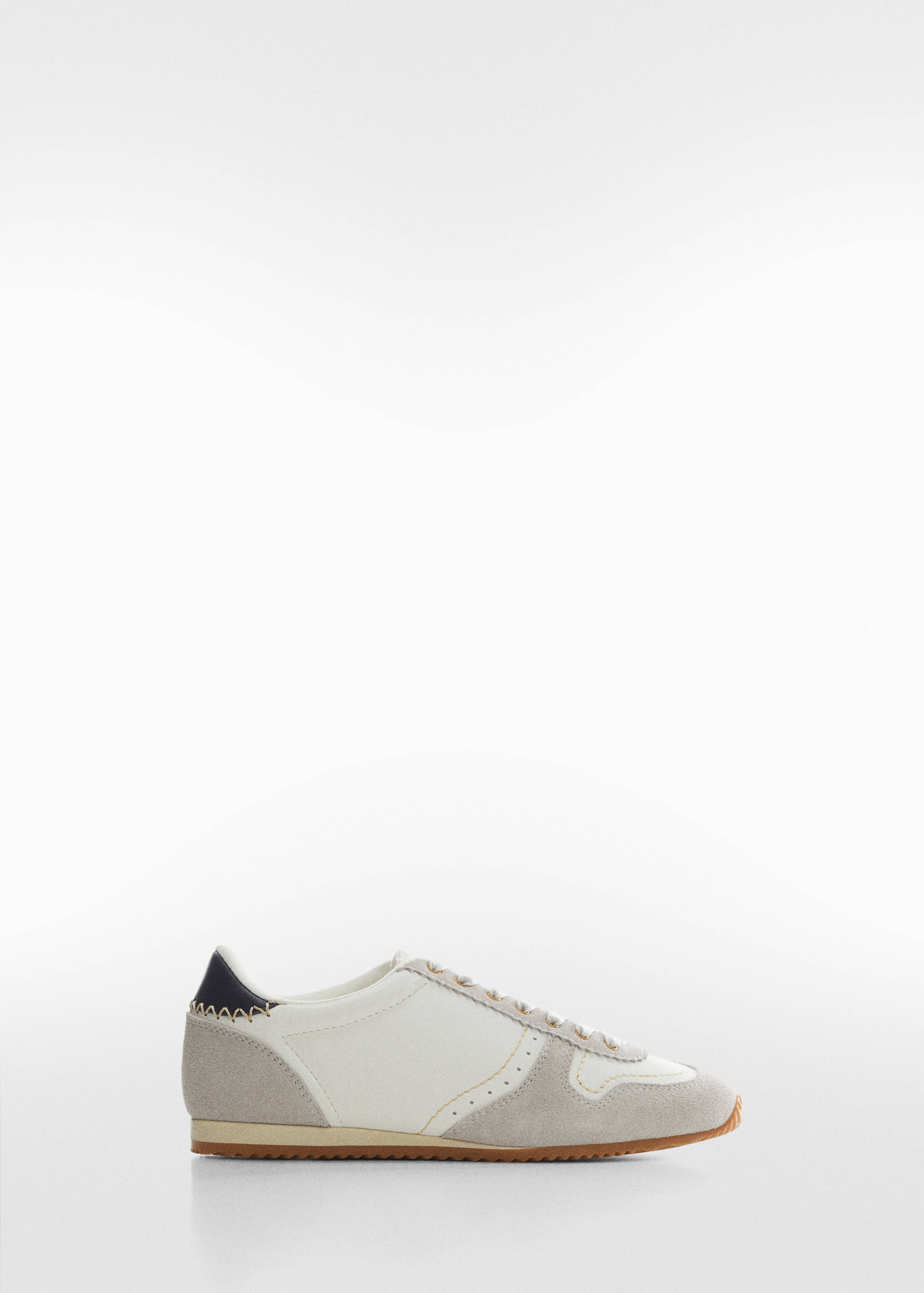 Leather panel sneakers - Article without model