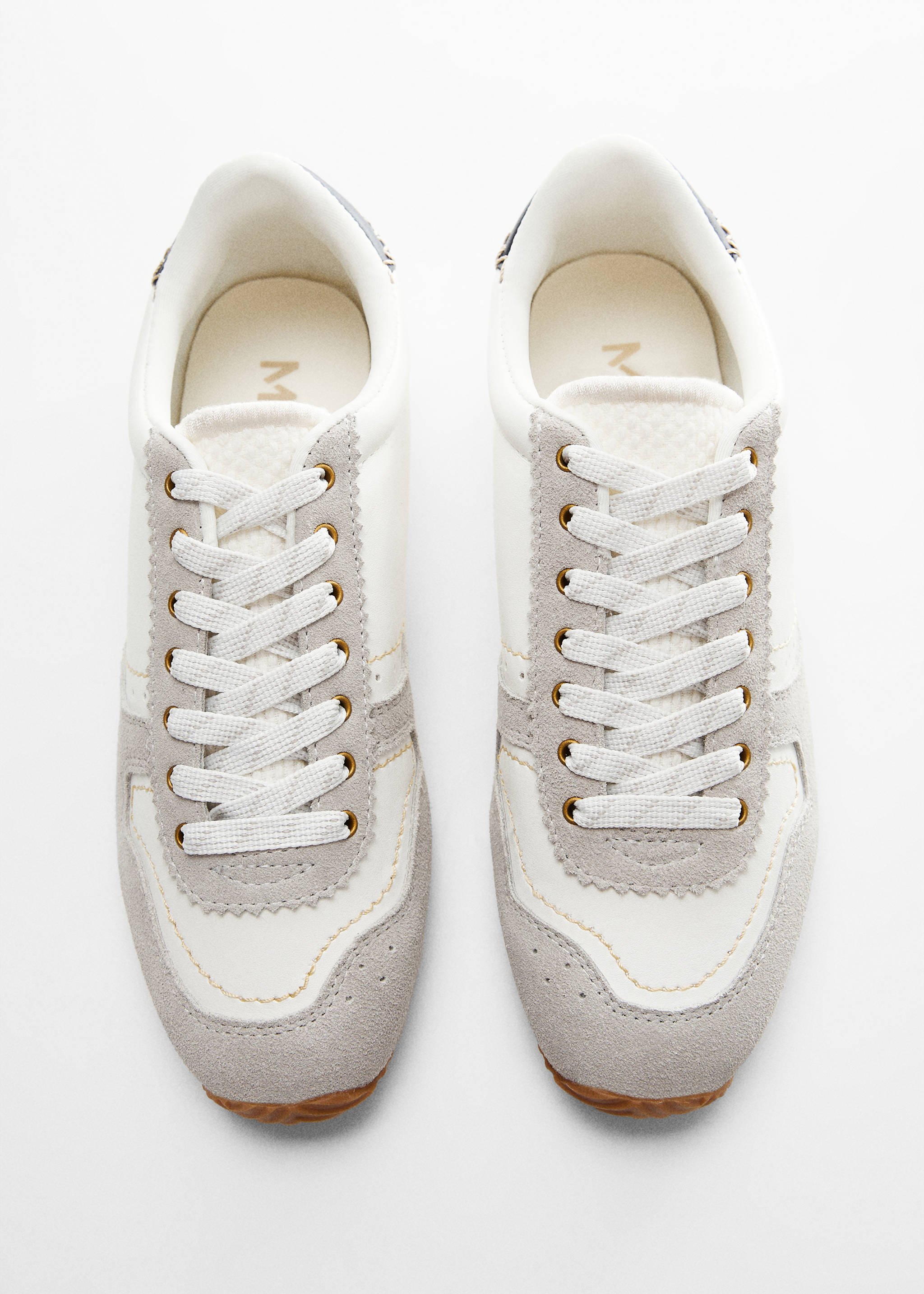 Leather panel sneakers - Details of the article 5