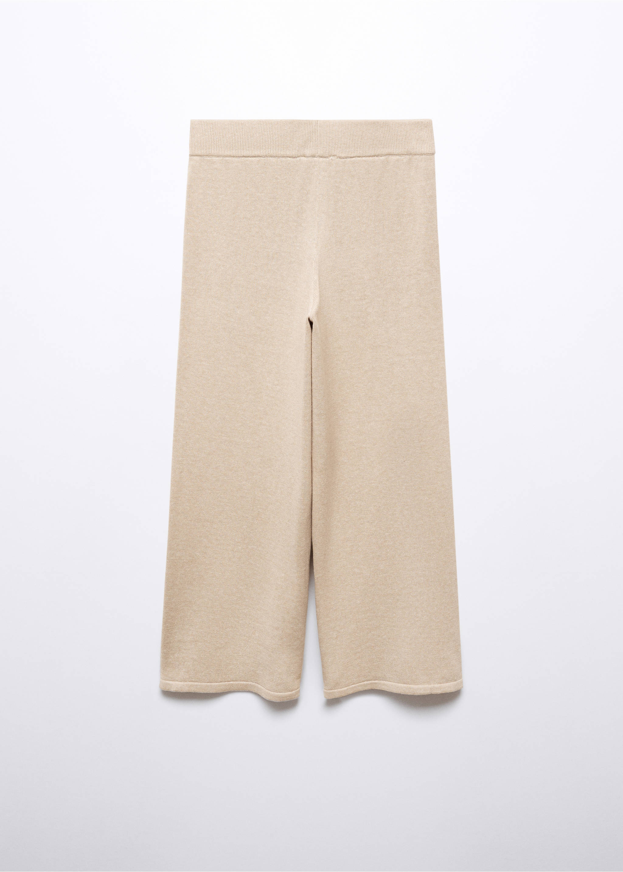Jupe-culotte maille - Verso de l’article, Sable. Ref: 57084757-00.