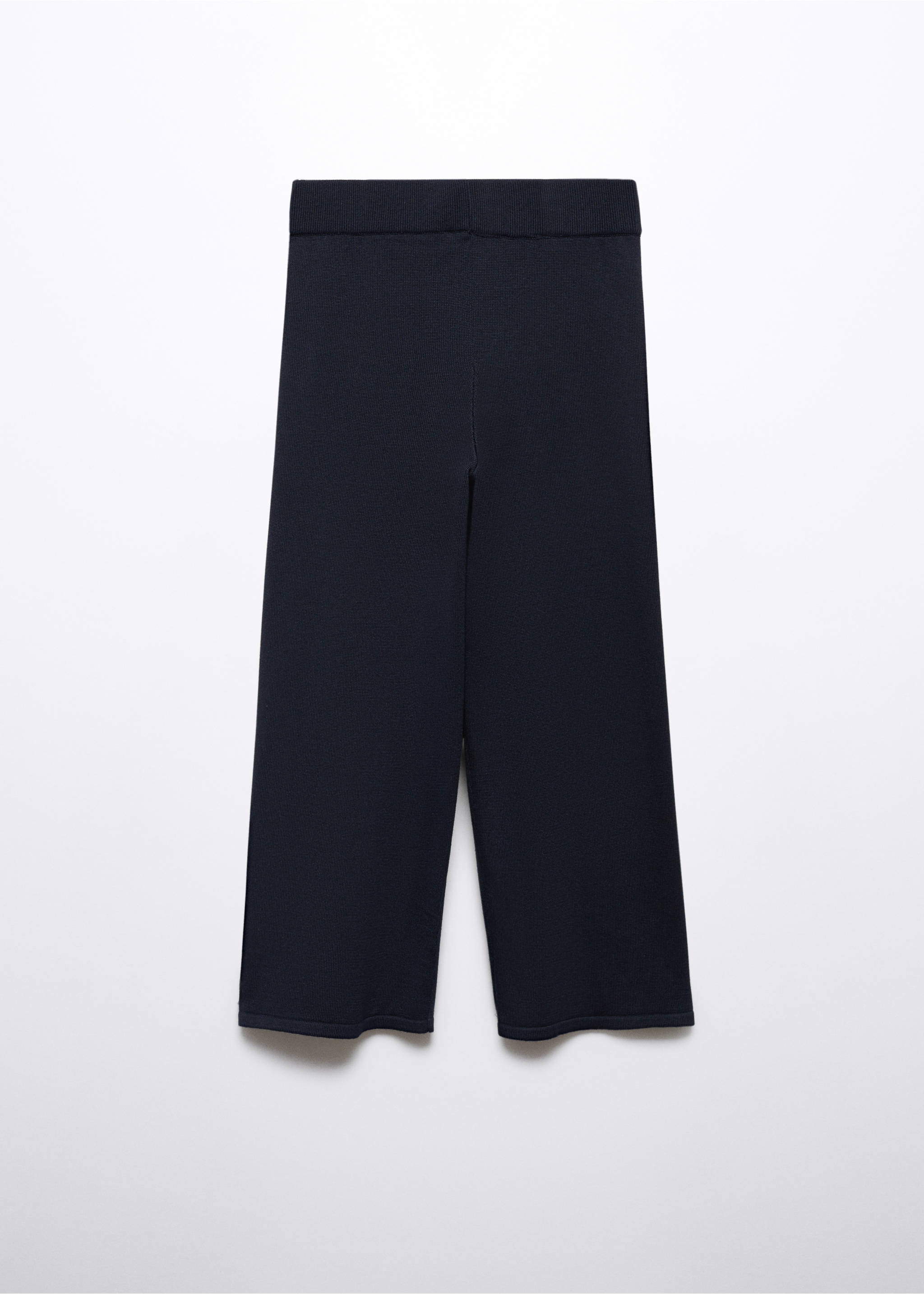Jupe-culotte maille - Verso de l’article, Bleu marine foncé. Ref: 57084757-00.