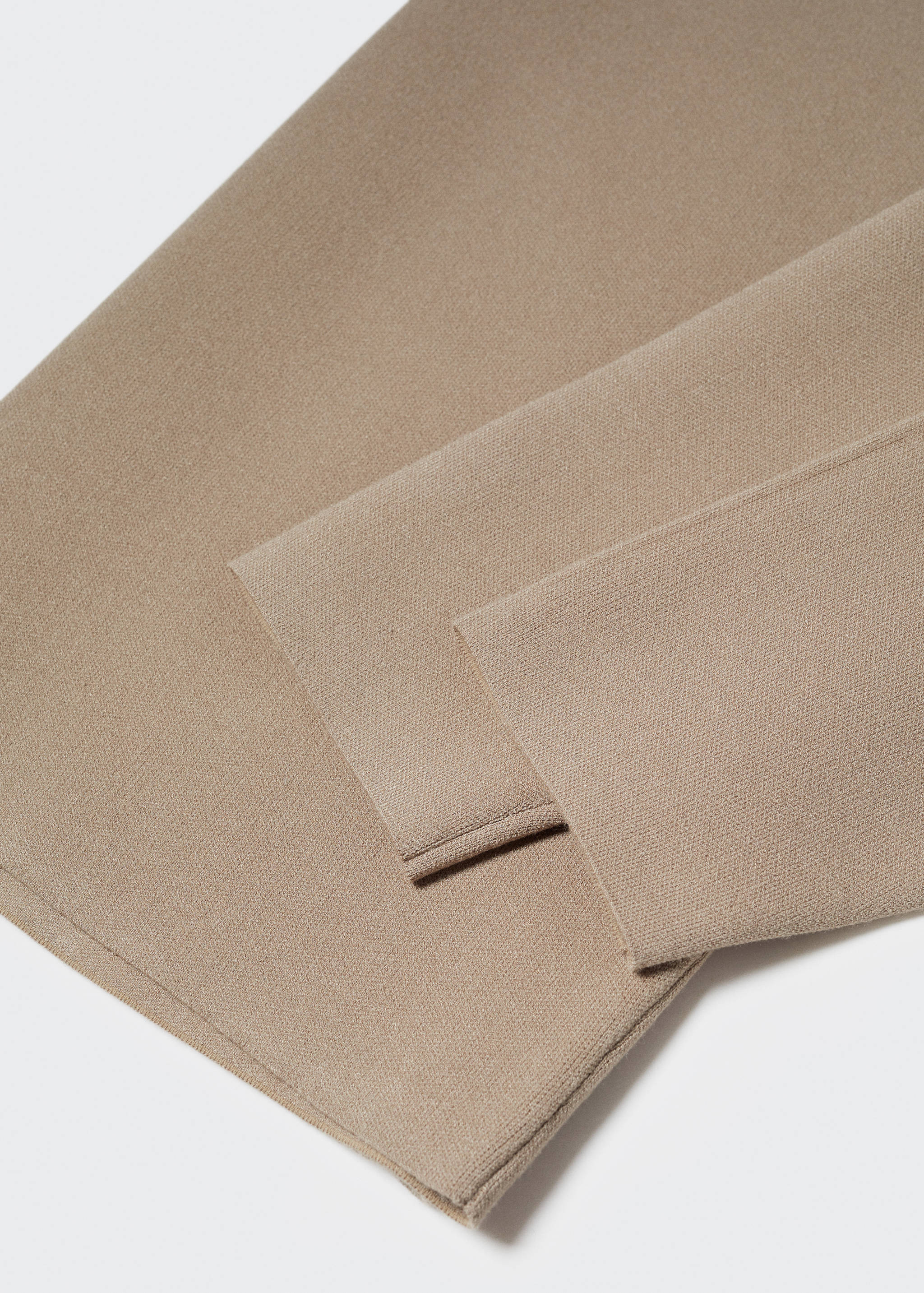 温度调节细线针织毛衣 - null