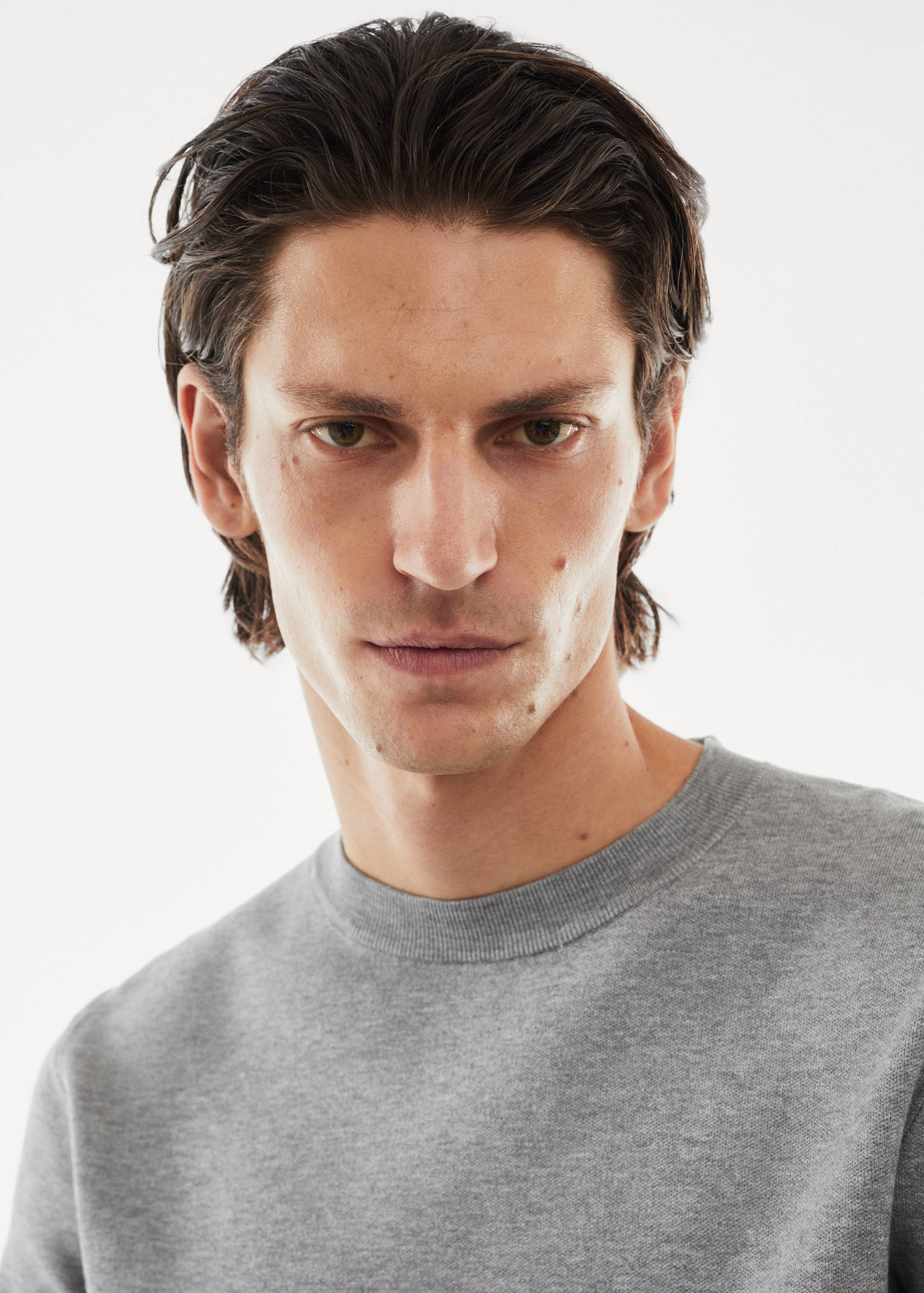 温度调节细线针织毛衣 - null