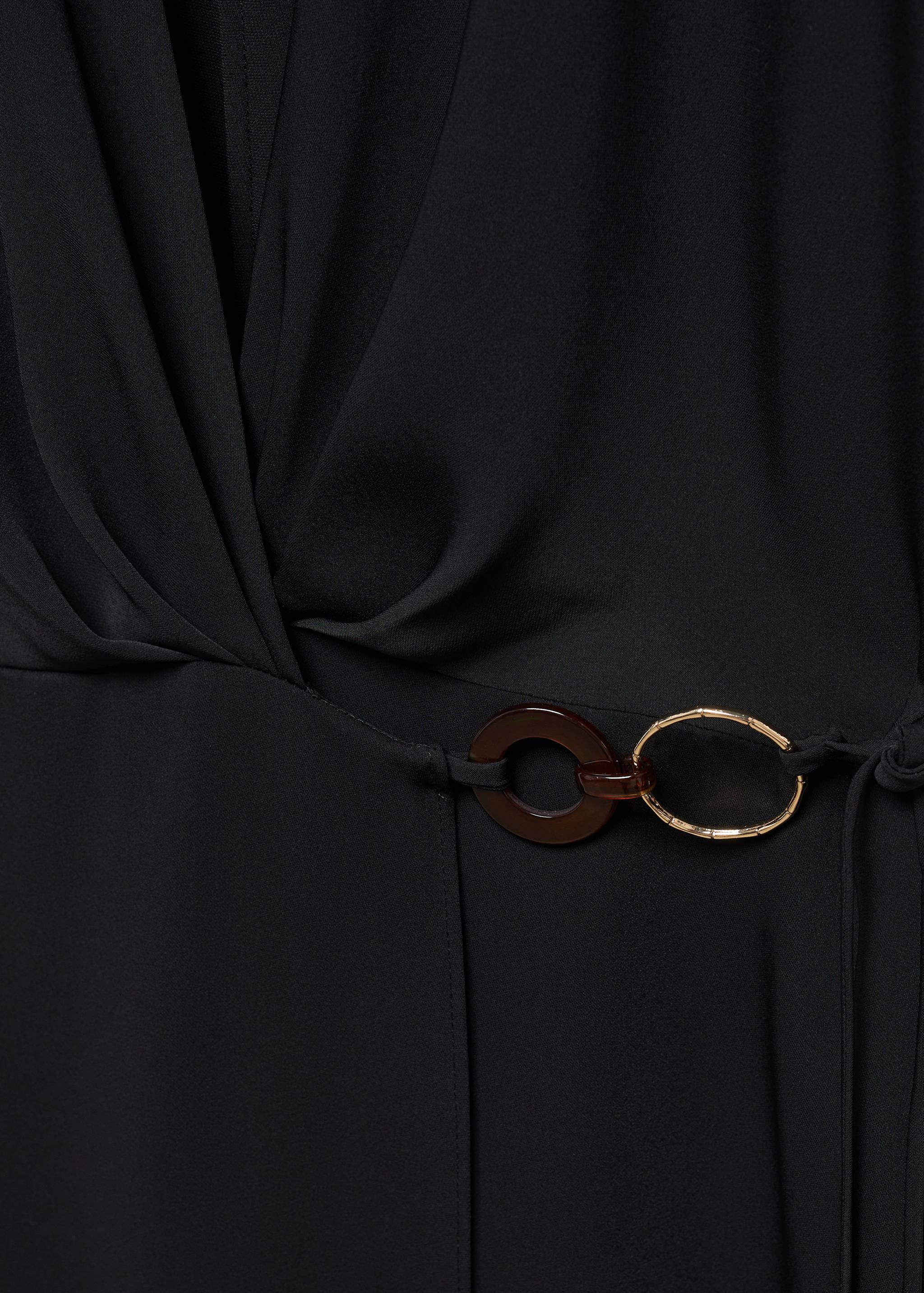 Wrap dress with hoop detail - Details of the article 8