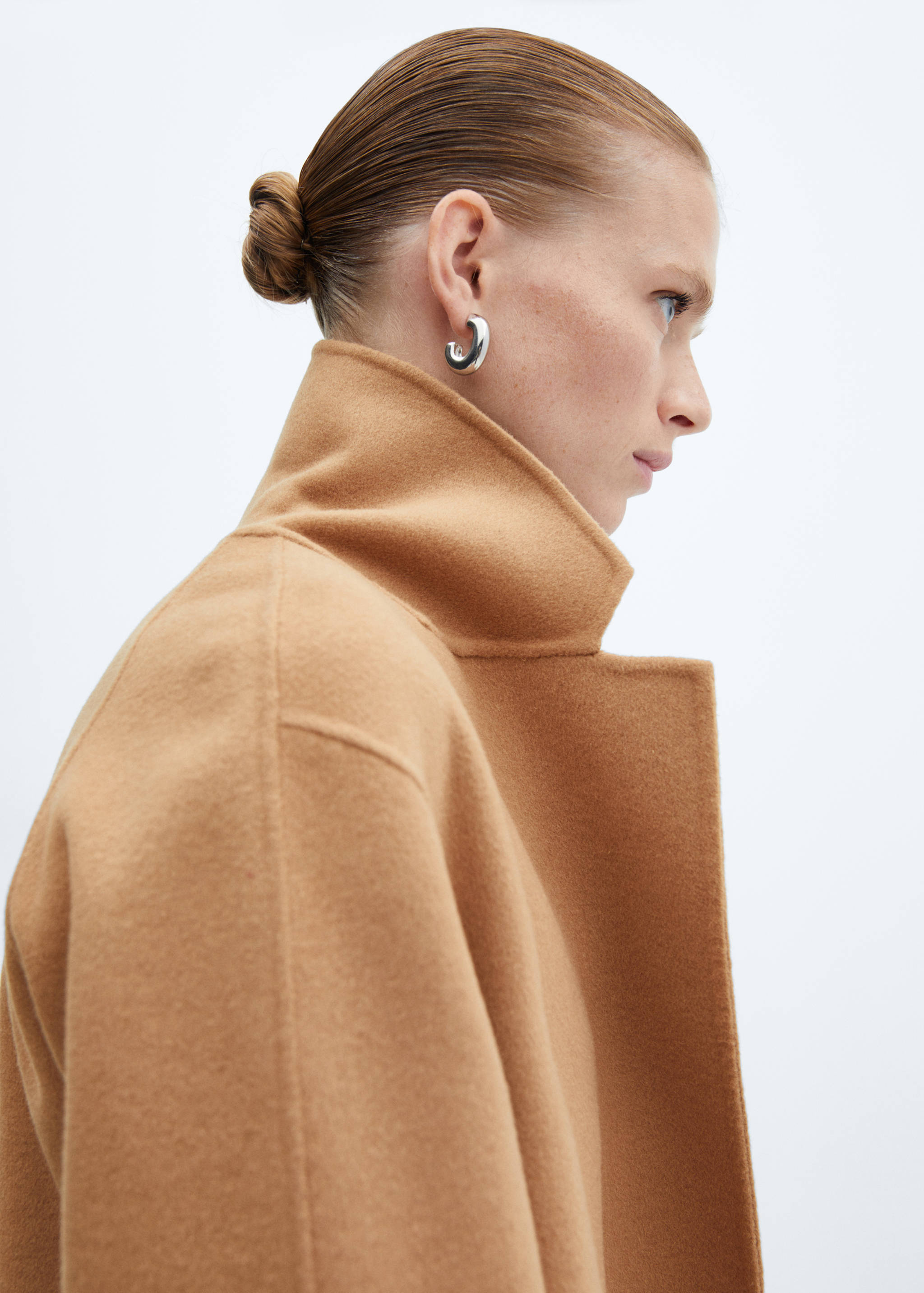 معطف بحزام مصنوع يدويًا - تفاصيل المنتج 1