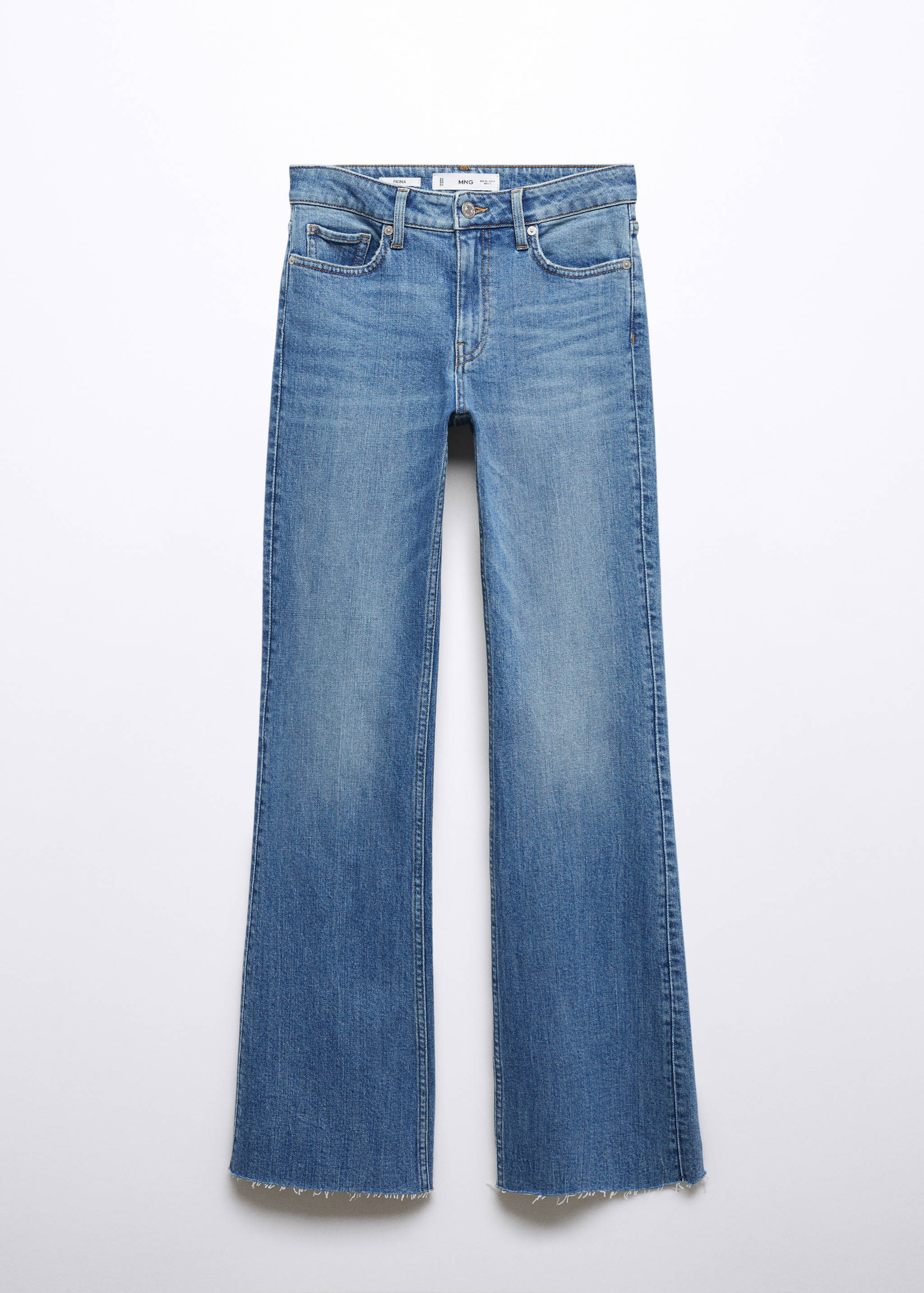 Medium-rise flared jeans - Article without model