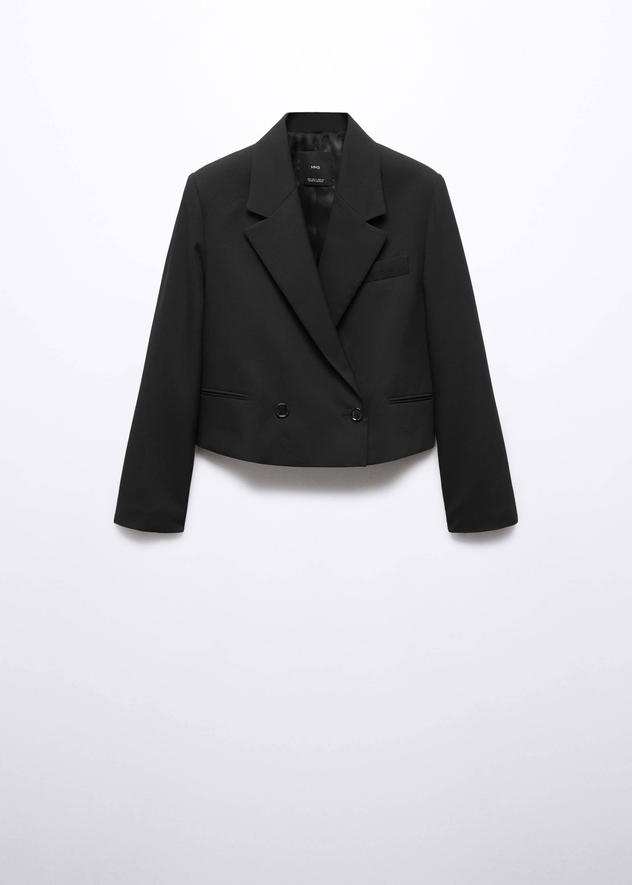 Short double-breasted jacket - Article without model