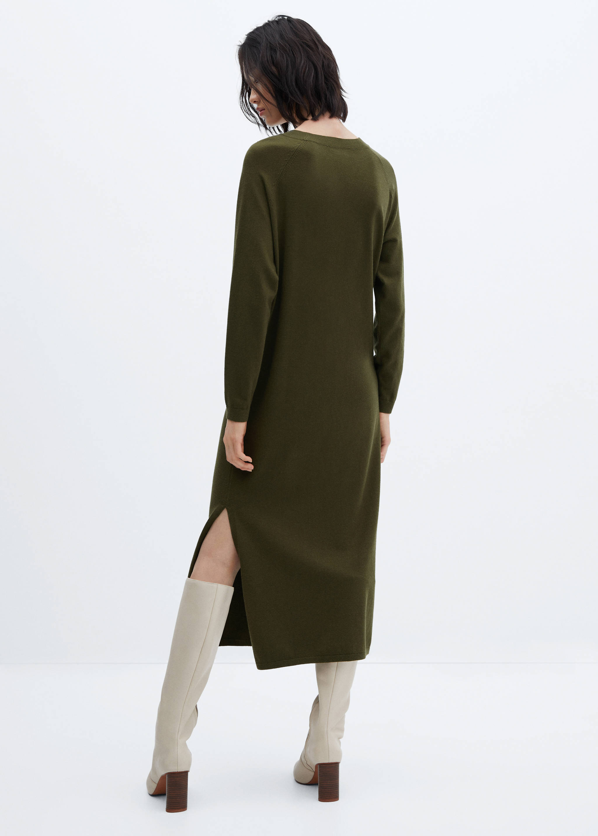 Robe maille col rond - Verso de l’article