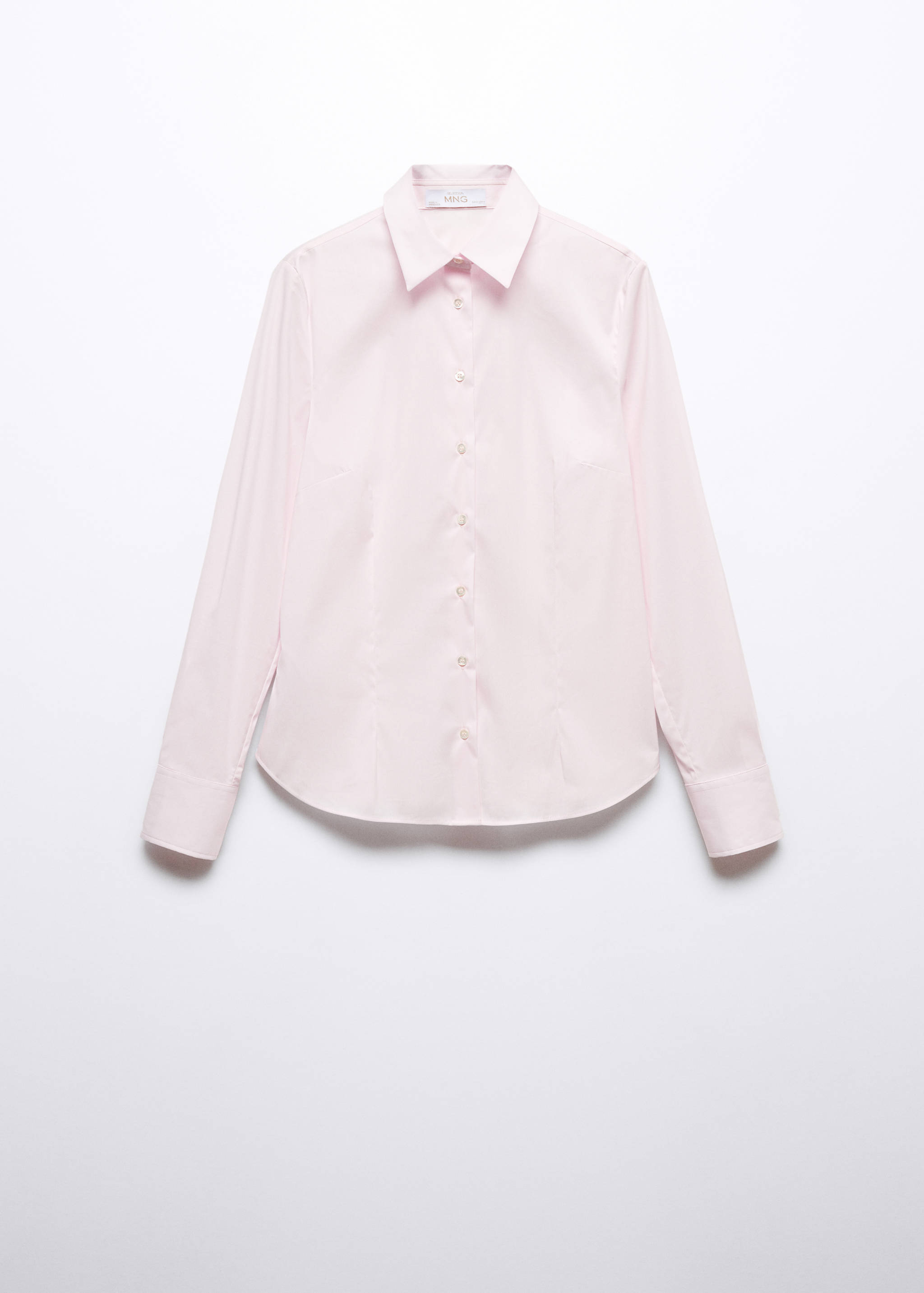 Fitted cotton shirt - Article without model