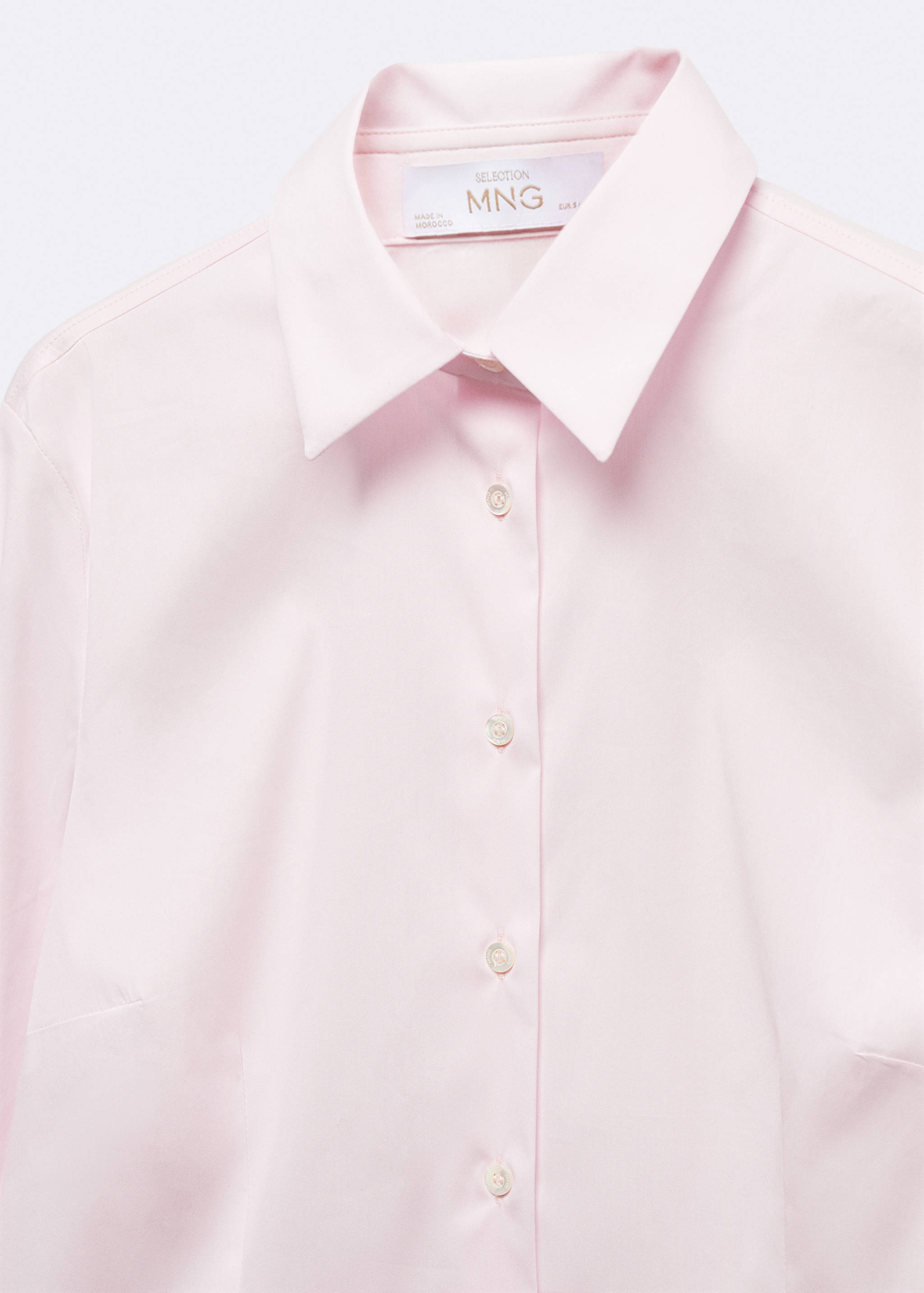 Fitted cotton shirt - Details of the article 8