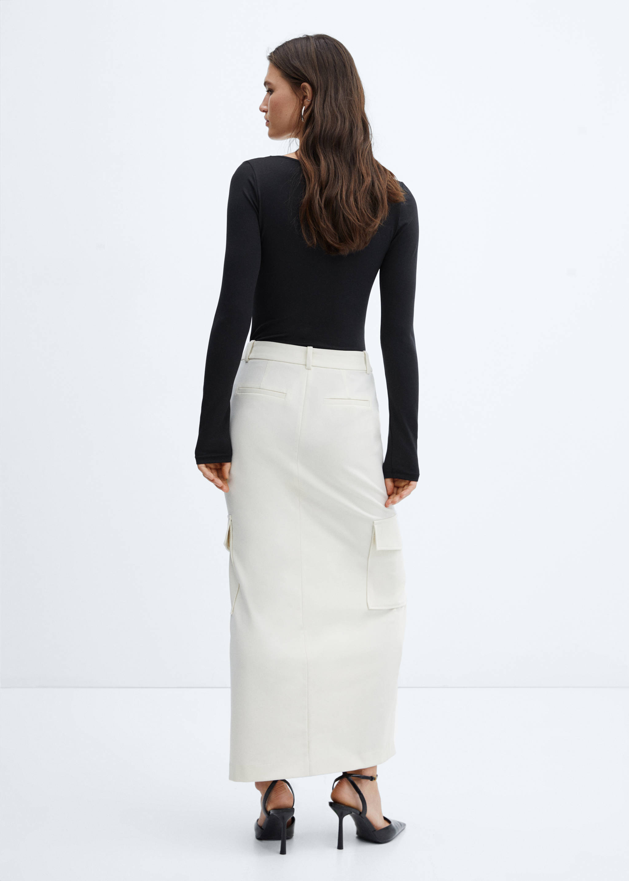 Low-neck bodysuit - Reverse of the article