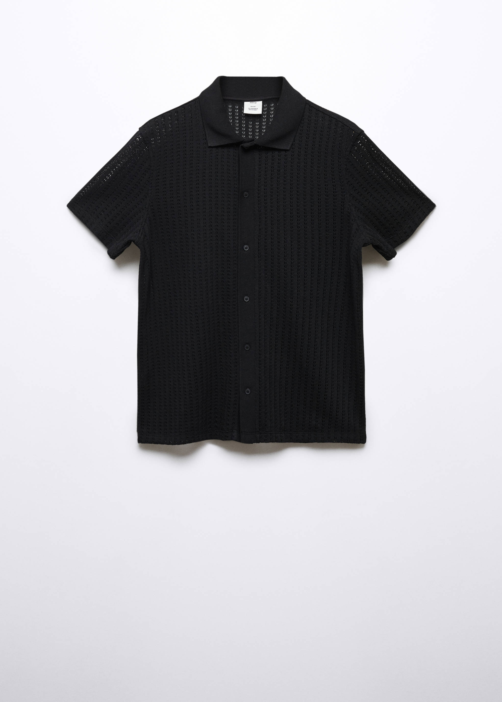 Polo boutons coton crochet - Article sans modèle