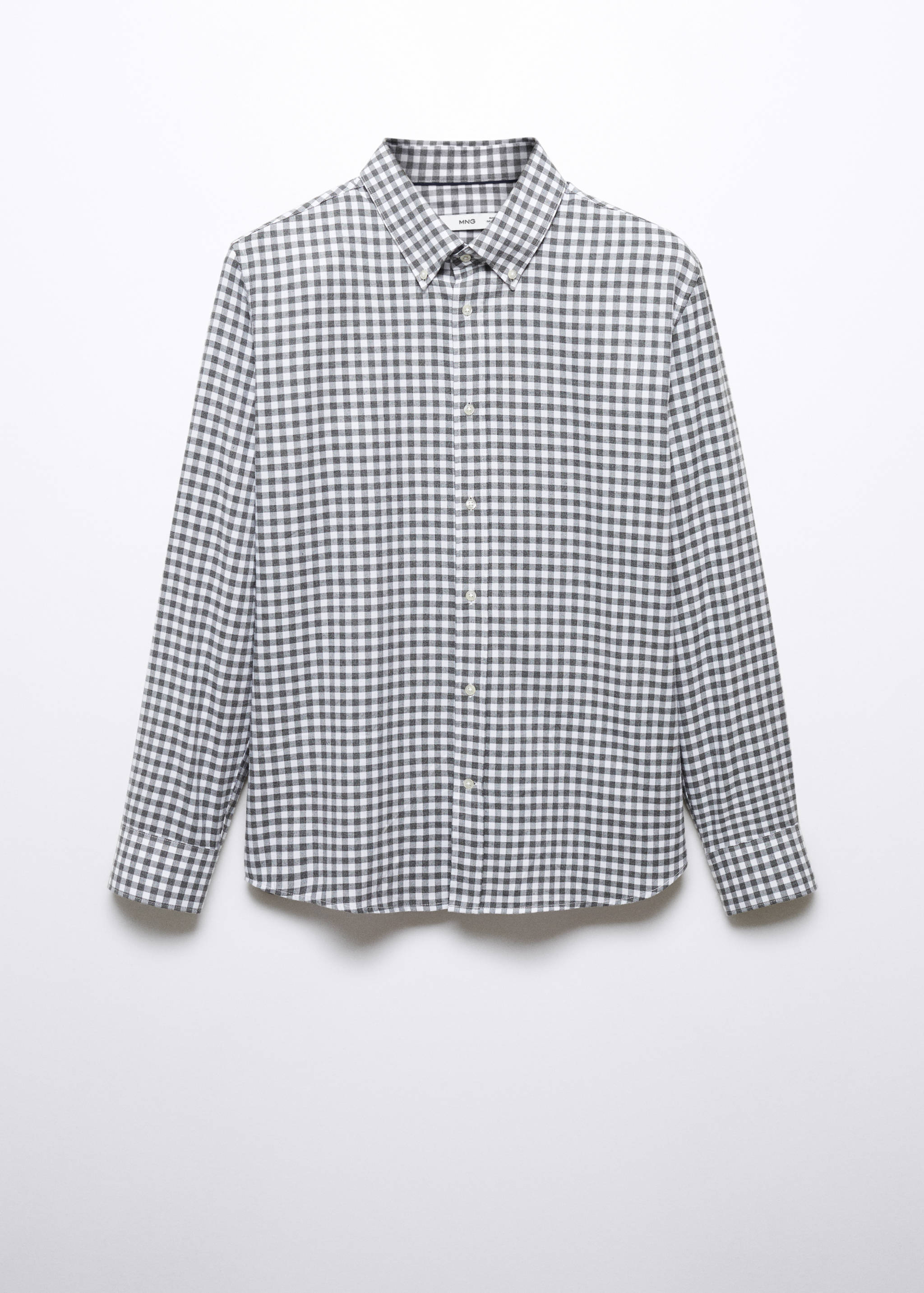 Gingham check cotton shirt - Article without model