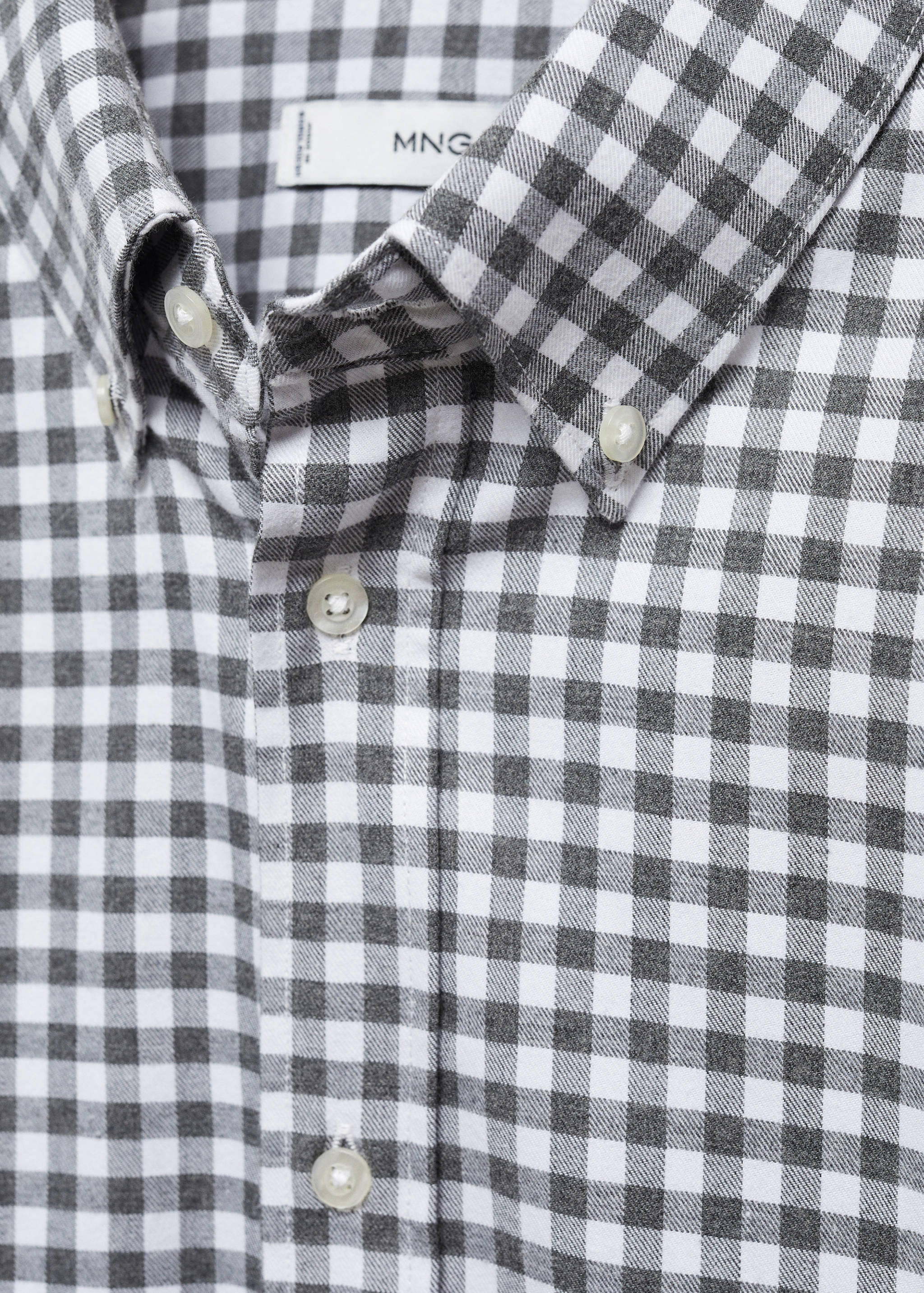 Gingham check cotton shirt - Details of the article 8